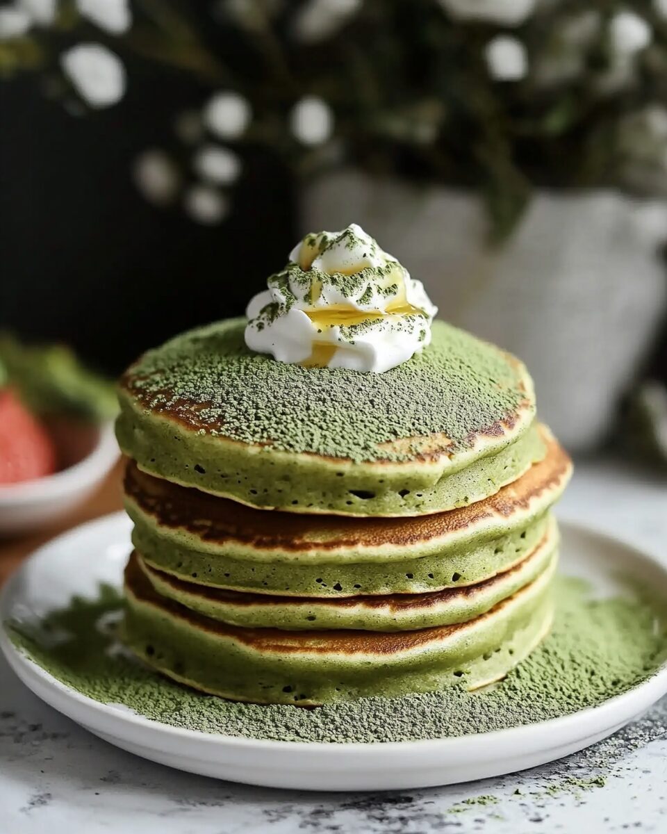 Matcha Powder Pancakes