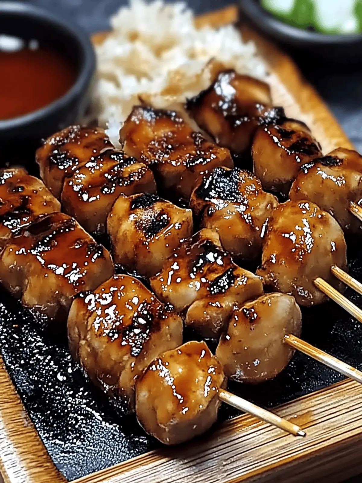 Irresistible Japanese Chicken Yakitori Skewers for Your BBQ 4 Japanese Chicken Yakitori