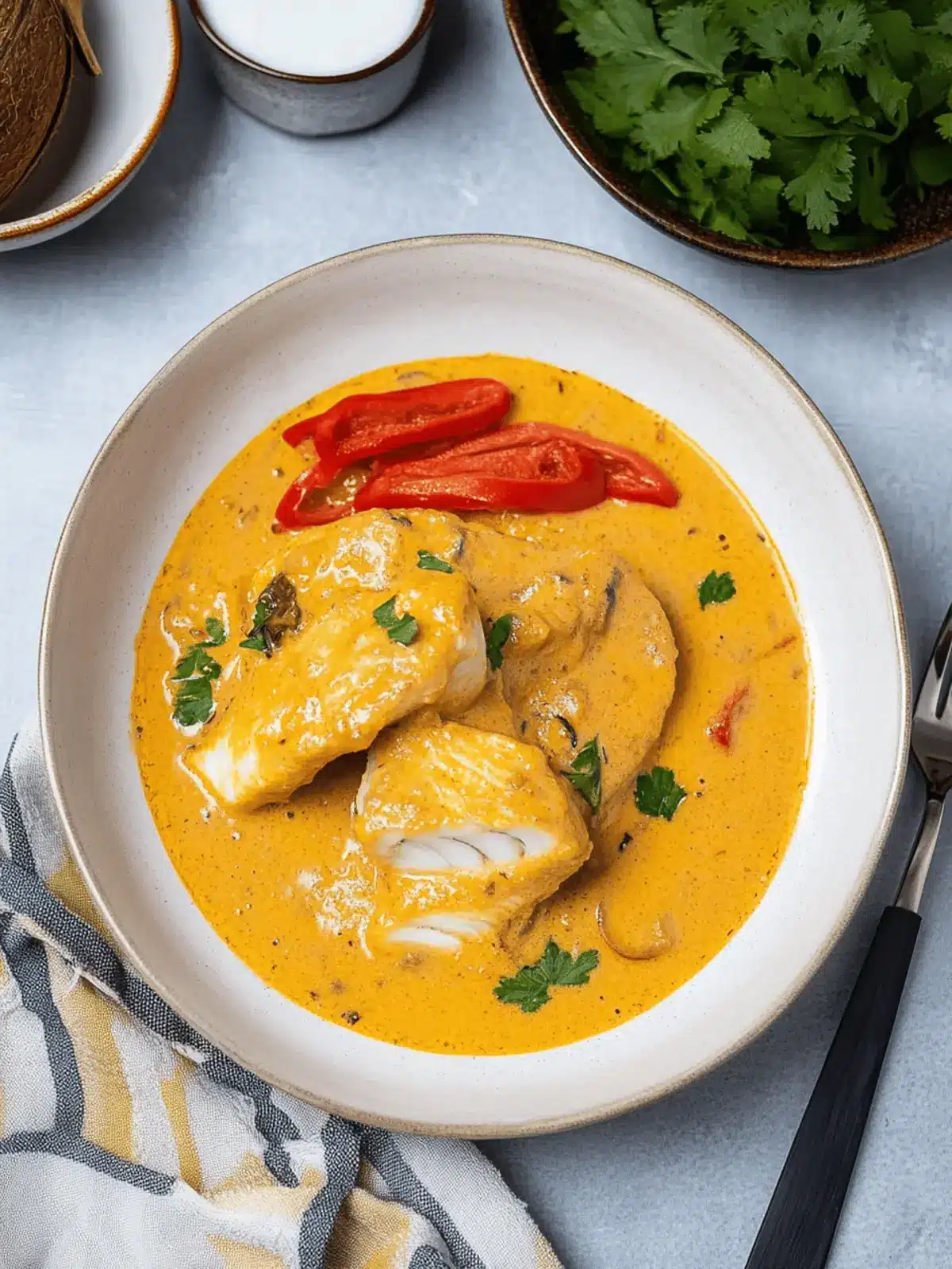 Delicious Fish in Coconut Sauce for Quick Comfort Meals 4 Delicious Fish in Coconut Sauce for Quick Comfort Meals