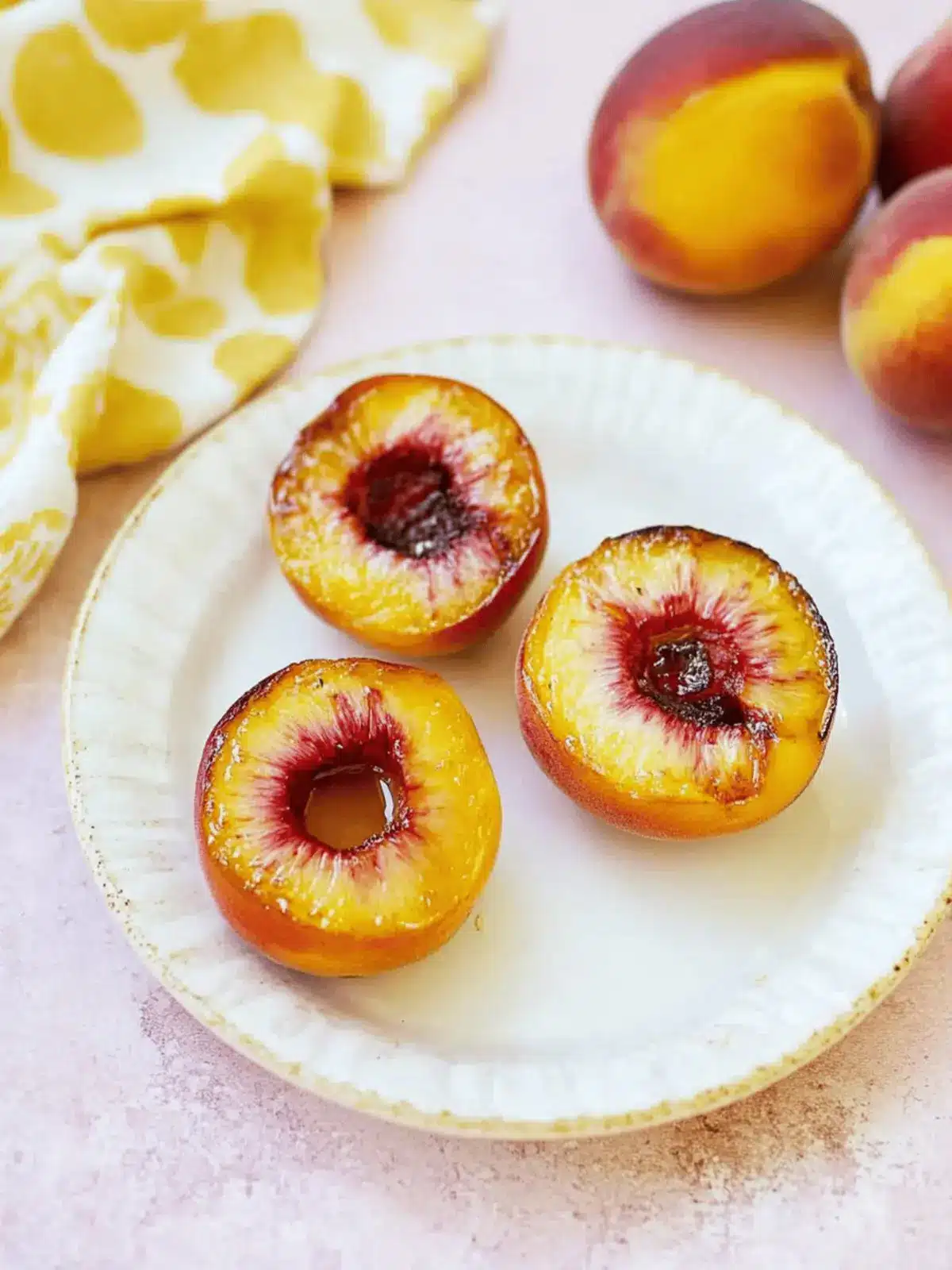 Irresistible Easy Air Fryer Peaches with Caramel Crunch 3 Easy Air Fryer Peaches