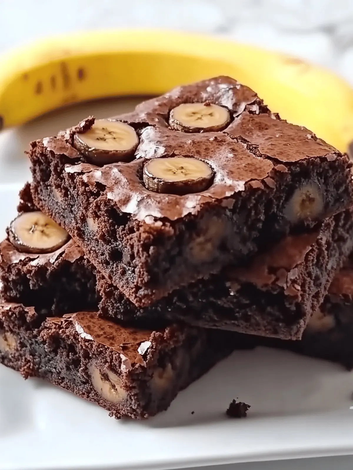 3 Ingredient Banana Brownies: Guilt-Free Treats You'll Love 3 3 Ingredient Banana Brownies