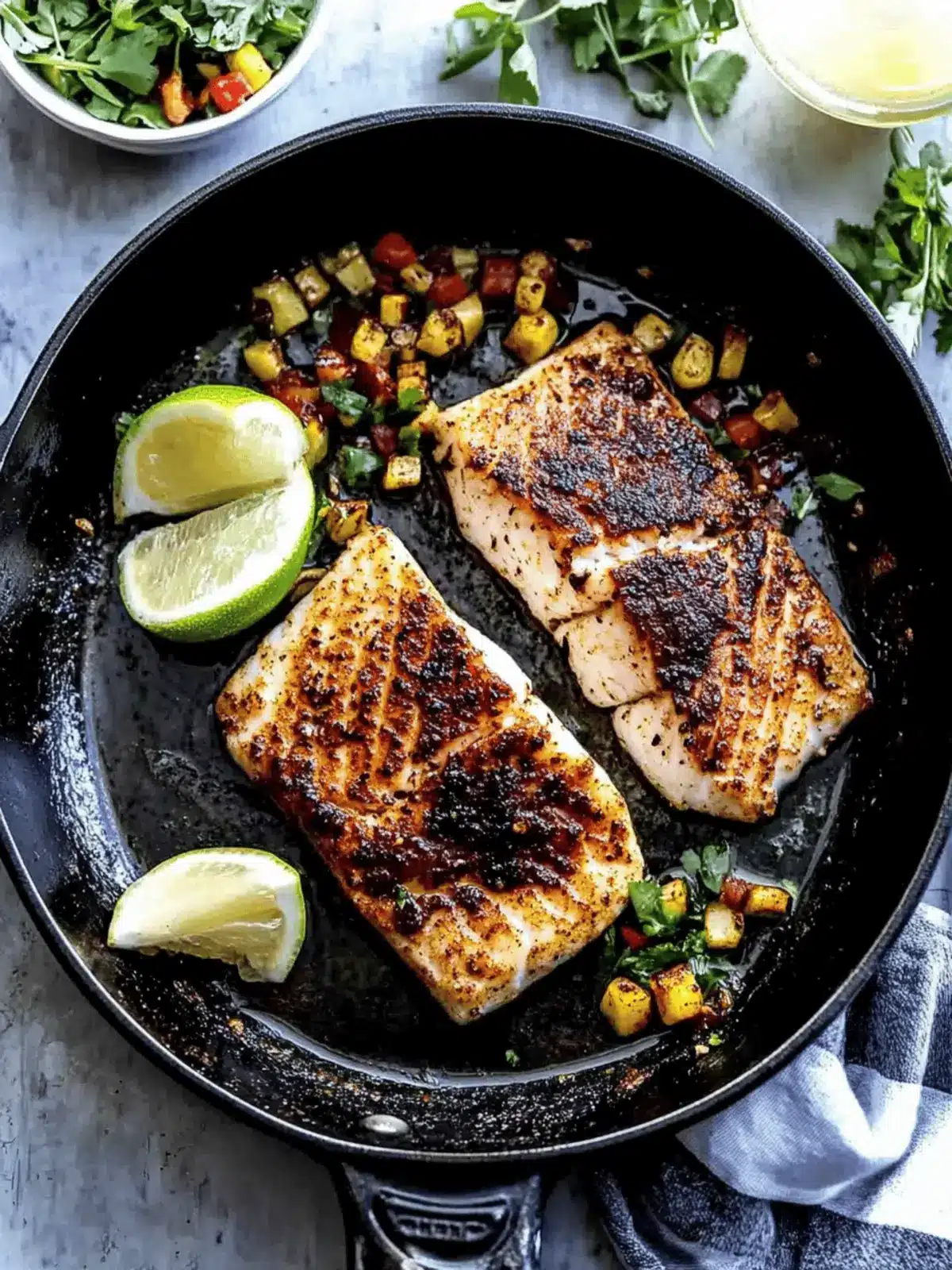 15-Minute Blackened Cod Recipe for Flavor-Packed Meals 2 15-Minute Blackened Cod Recipe for Flavor-Packed Meals