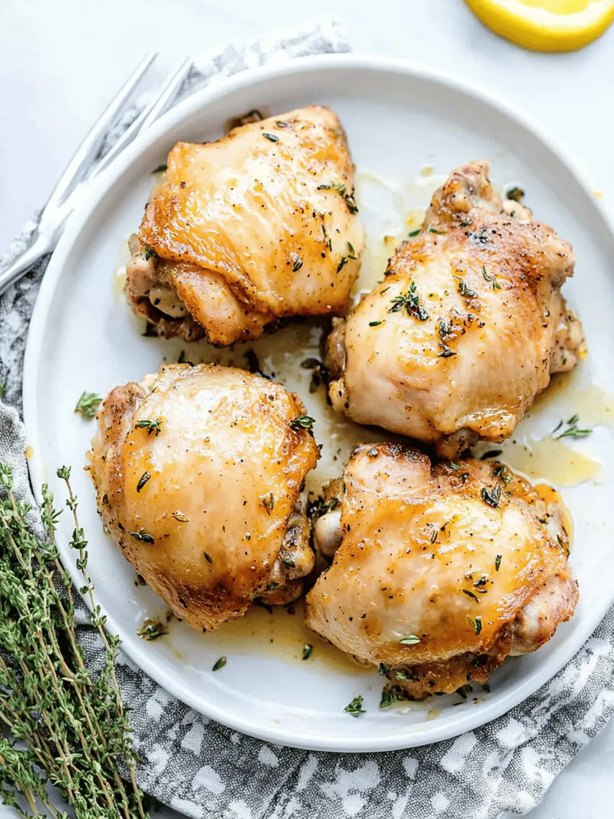 5-Ingredient Baked Honey Mustard Chicken Thighs for Easy Dinners 3 5-Ingredient Baked Honey Mustard Chicken Thighs for Easy Dinners