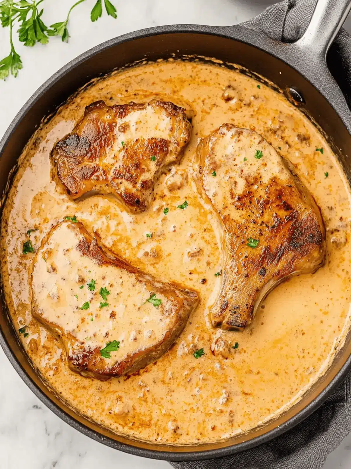 Savory Creamy Pork Chops in Just 30 Minutes of Bliss 3 Savory Creamy Pork Chops in Just 30 Minutes of Bliss