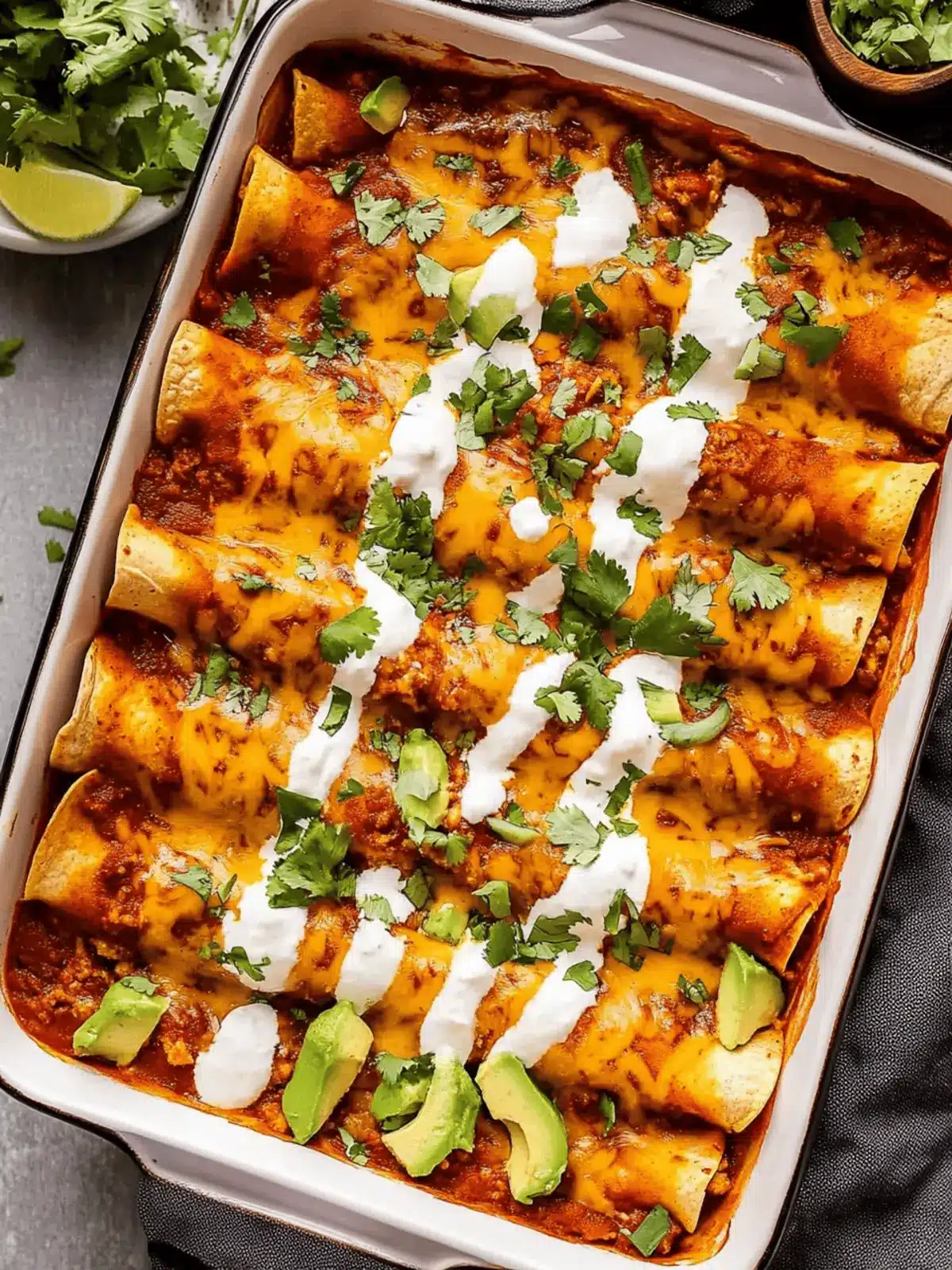 Delicious Ground Turkey Enchiladas: Healthy Comfort Food Twist 5 Ground Turkey Enchiladas
