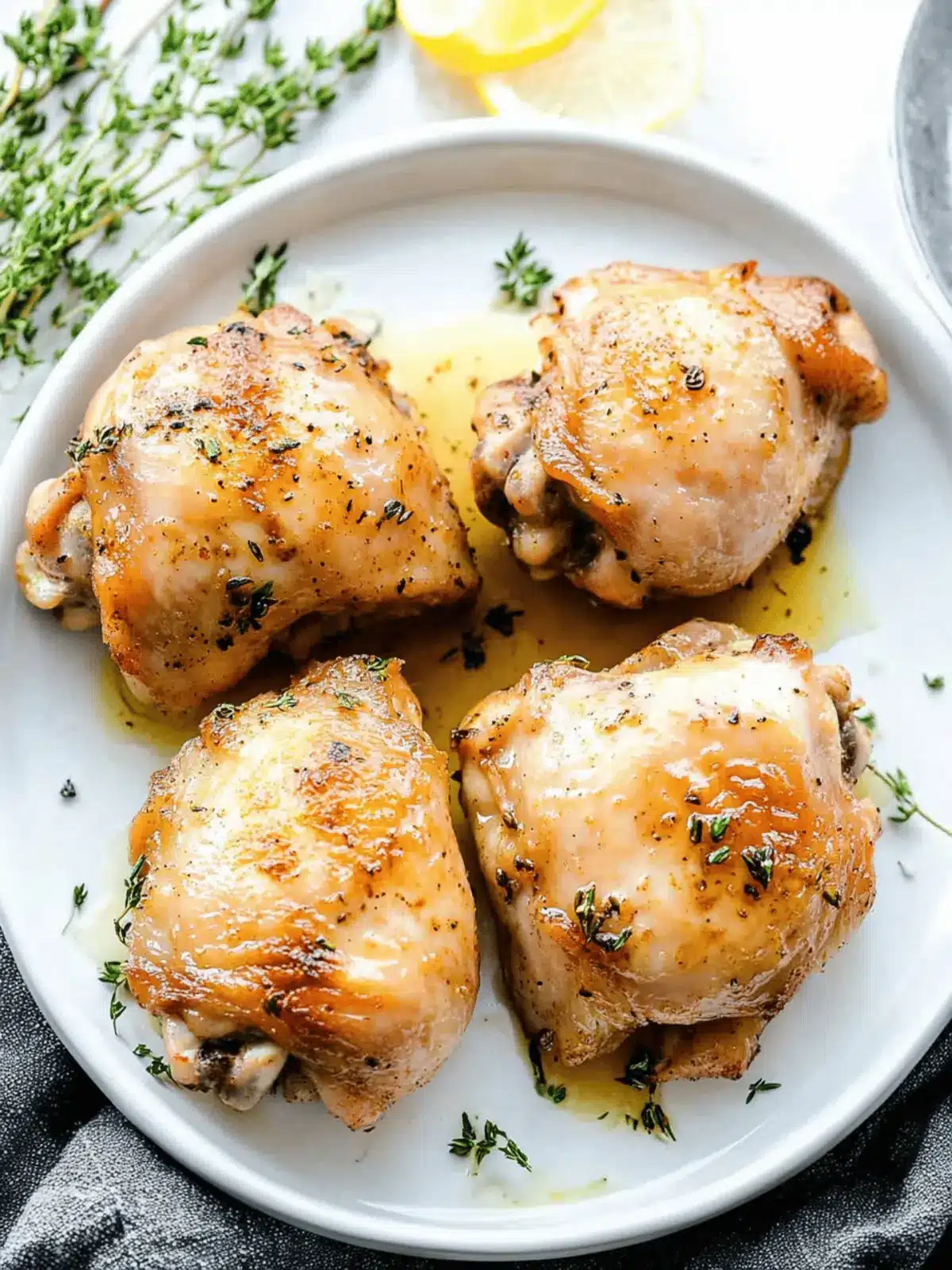 5-Ingredient Baked Honey Mustard Chicken Thighs for Easy Dinners 5 5-Ingredient Baked Honey Mustard Chicken Thighs
