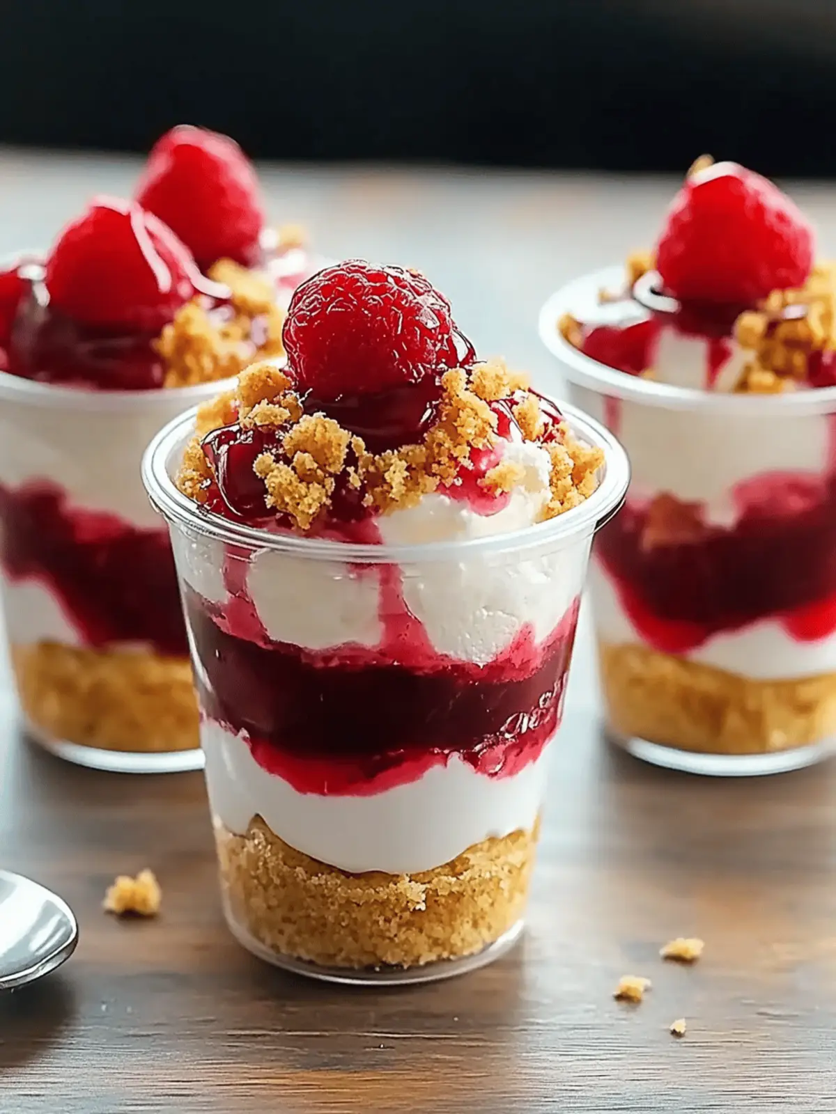 No-Bake Cheesecake Parfaits: Effortless Dessert Delight 2 No-Bake Cheesecake Parfaits