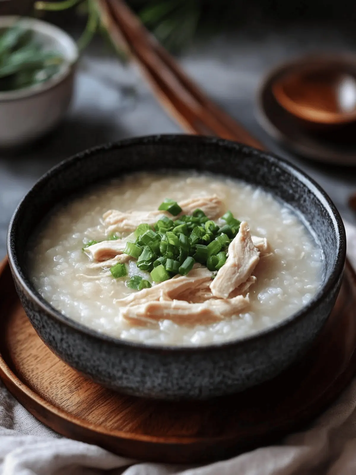 Easy Chicken Congee: Comfort in Every Silky Spoonful 3 Easy Chicken Congee: Comfort in Every Silky Spoonful