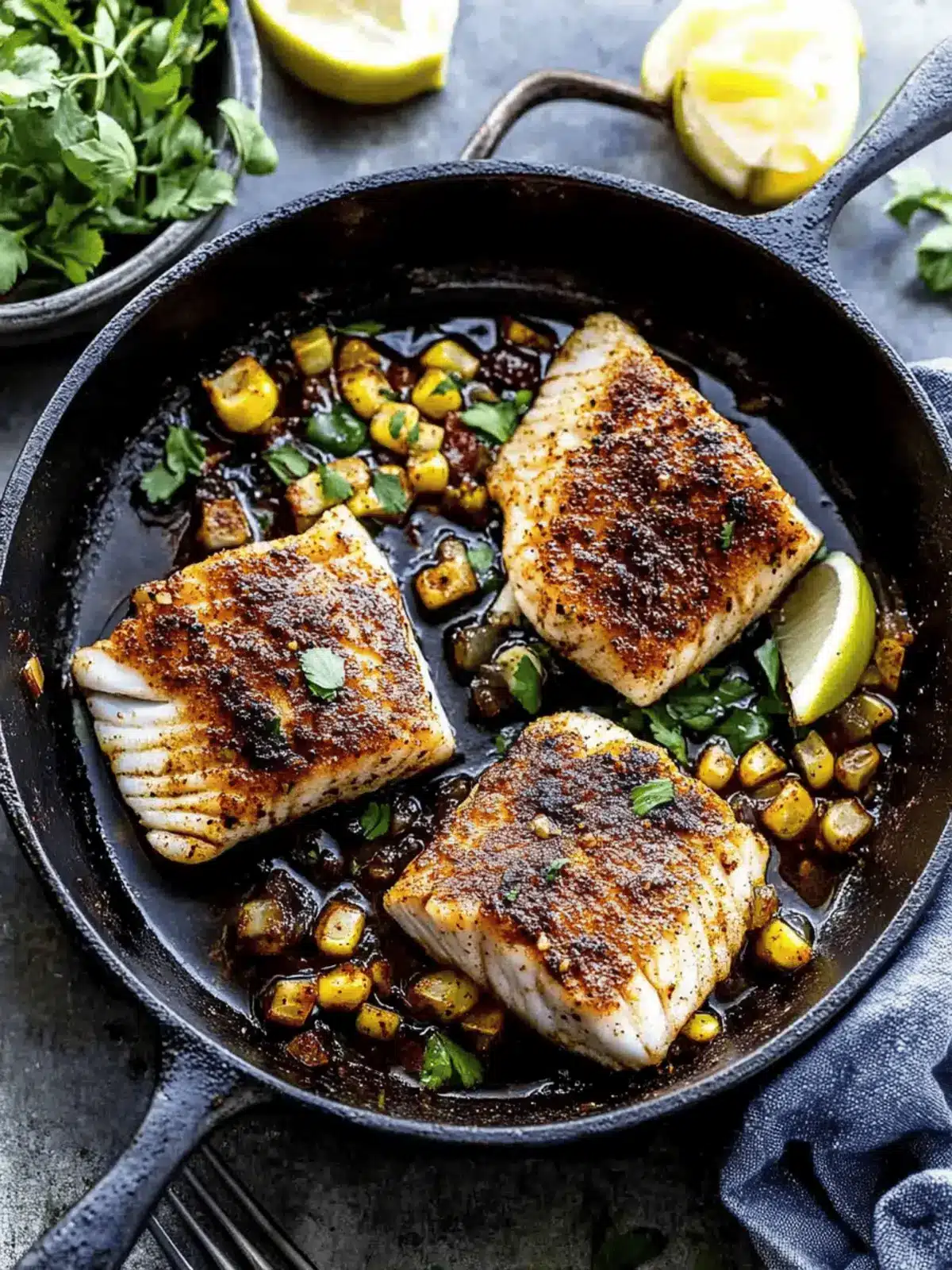 15-Minute Blackened Cod Recipe for Flavor-Packed Meals 3 15-Minute Blackened Cod Recipe for Flavor-Packed Meals