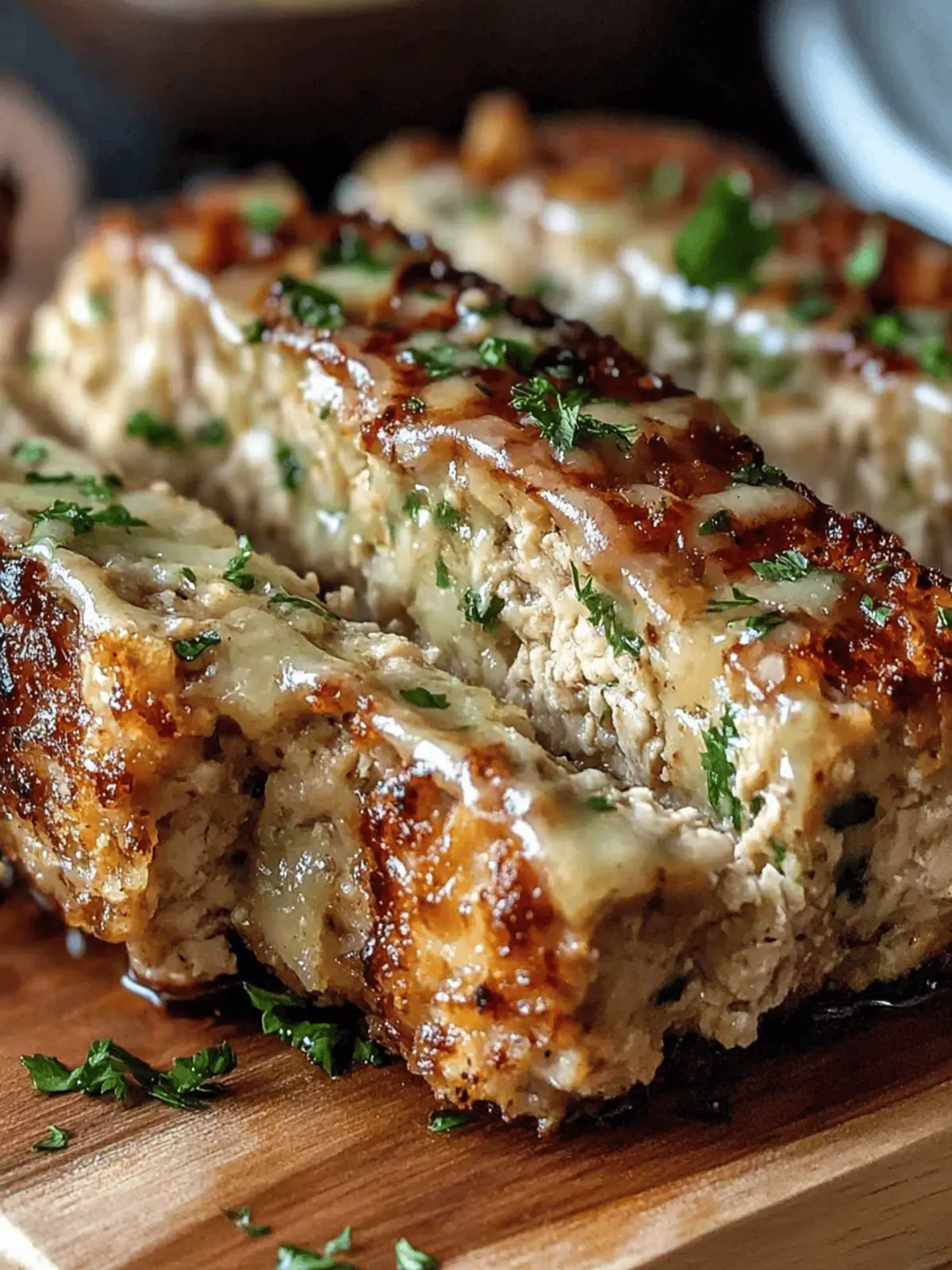 Juicy Garlic Parmesan Chicken Meatloaf: Comfort Food Delight 2 Juicy Garlic Parmesan Chicken Meatloaf: Comfort Food Delight