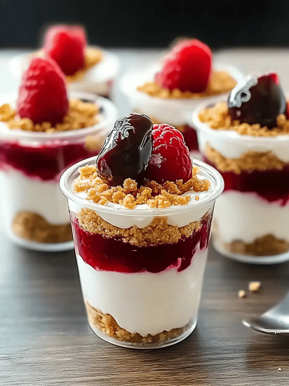 No-Bake Cheesecake Parfaits: Effortless Dessert Delight 3 No-Bake Cheesecake Parfaits