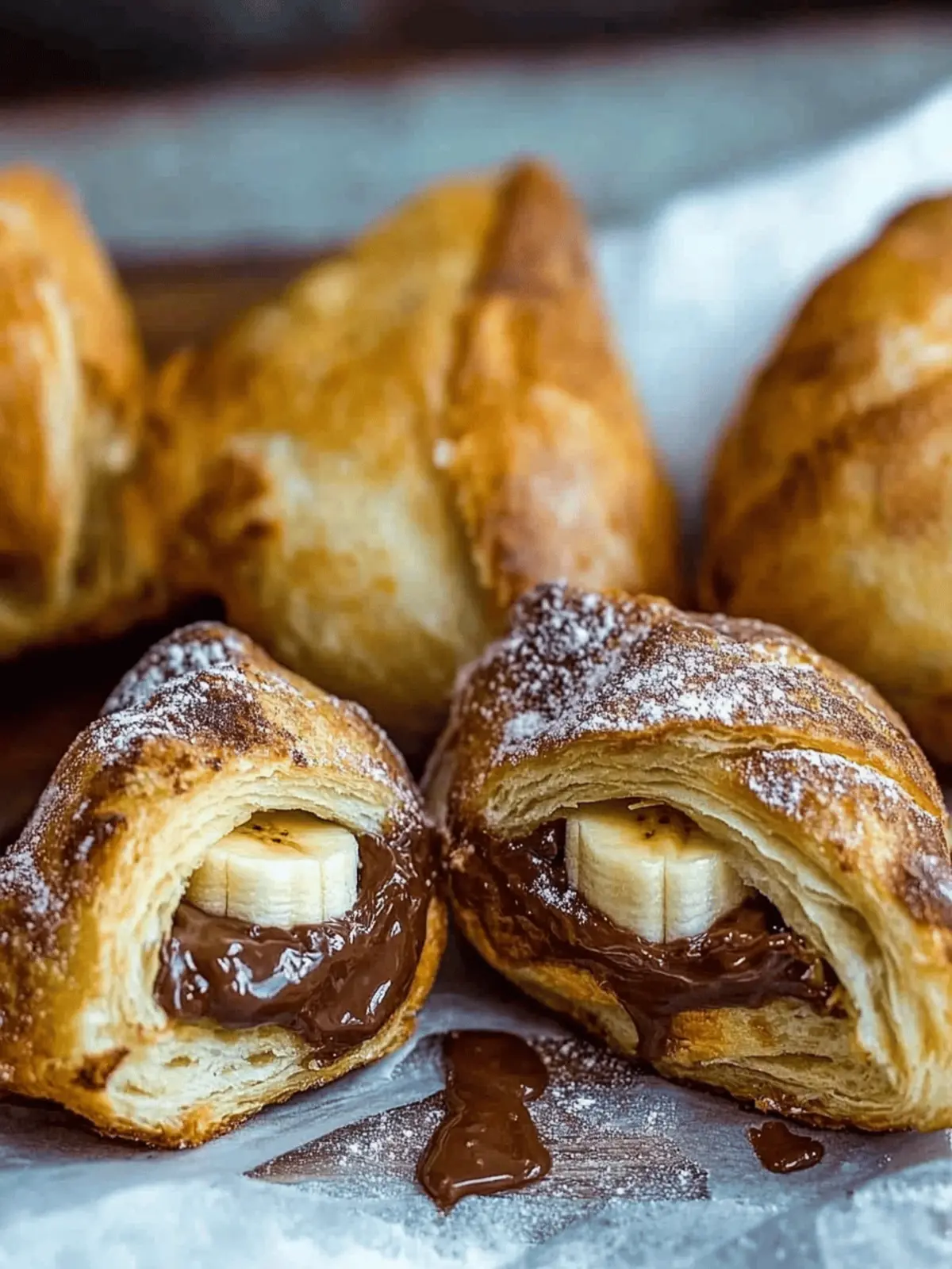 Indulge in Nutella and Banana Stuffed Crescent Rolls Today! 5 Nutella and Banana Stuffed Crescent Rolls