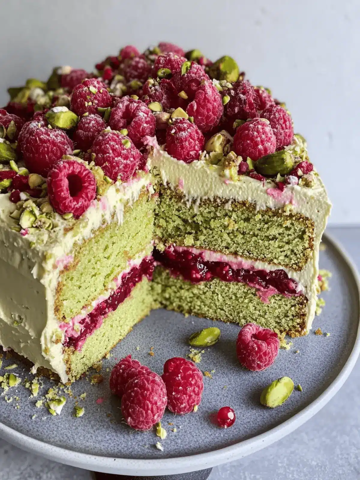 Pistachio Raspberry Cake: A Celebration of Flavor and Color 5 Pistachio Raspberry Cake