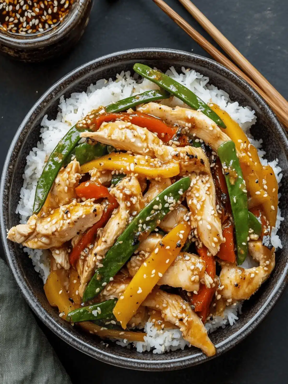 Savor Hot Honey Sesame Rotisserie Chicken Stir Fry Tonight 2 Hot Honey Sesame Rotisserie Chicken Stir Fry