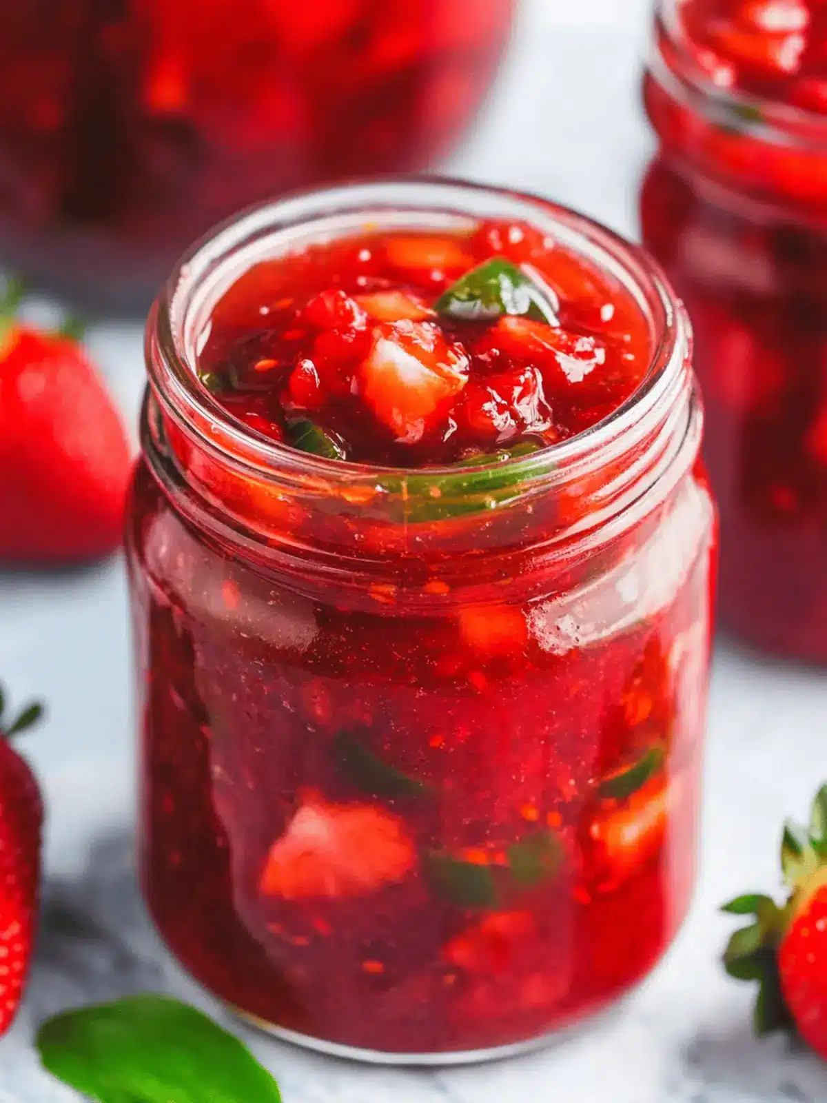 Jalapeno Strawberry Jam: Sweet and Spicy Homemade Bliss 3 Jalapeno Strawberry Jam