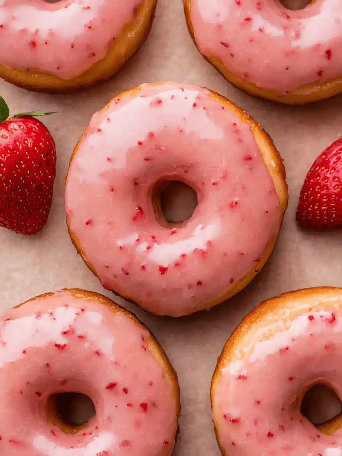 Fluffy Strawberry Glazed Donuts Just Like Your Favorites 3 Strawberry Glazed Donuts