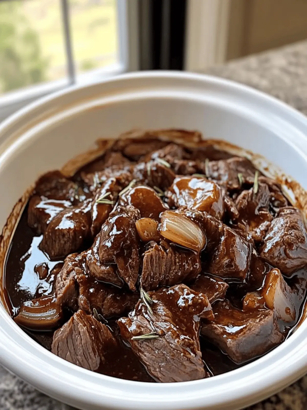 Savory Slow Cooker Rosemary Balsamic Beef for Cozy Nights 5 Slow Cooker Rosemary Balsamic Beef