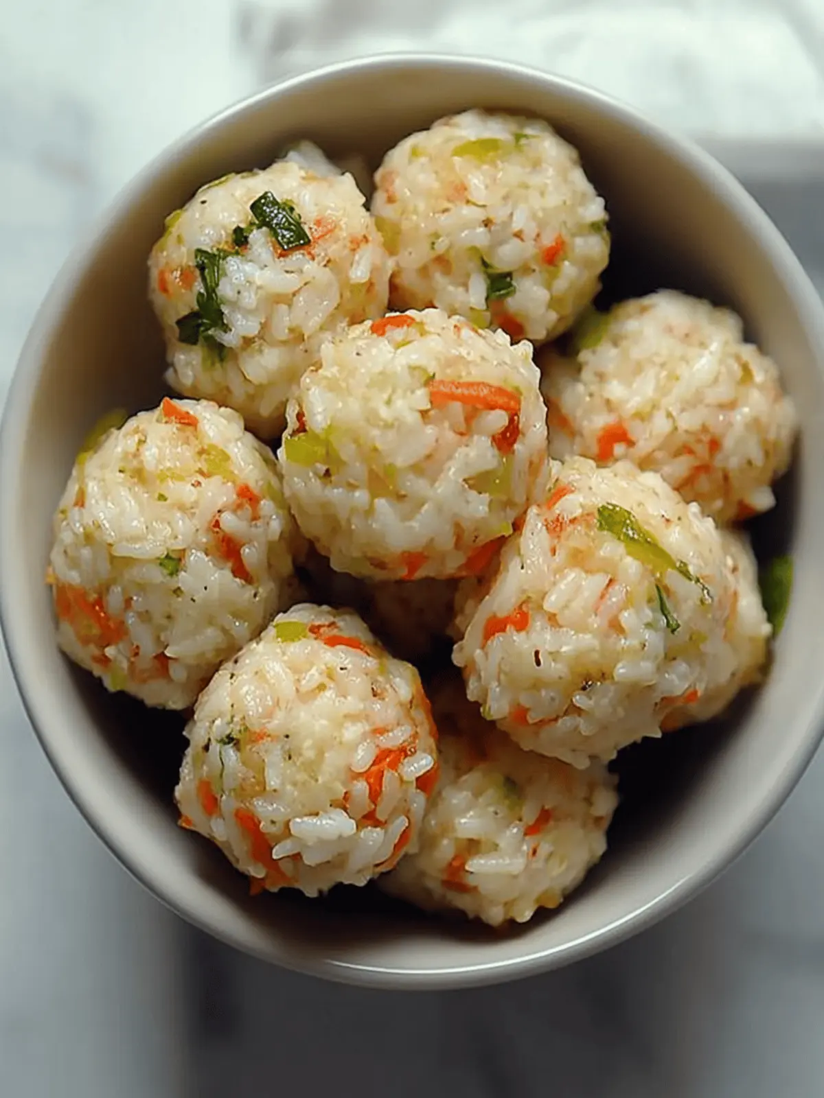 Easy Veggie Rice Balls: A Fun, Healthy Snack for Everyone 5 Veggie Rice Balls