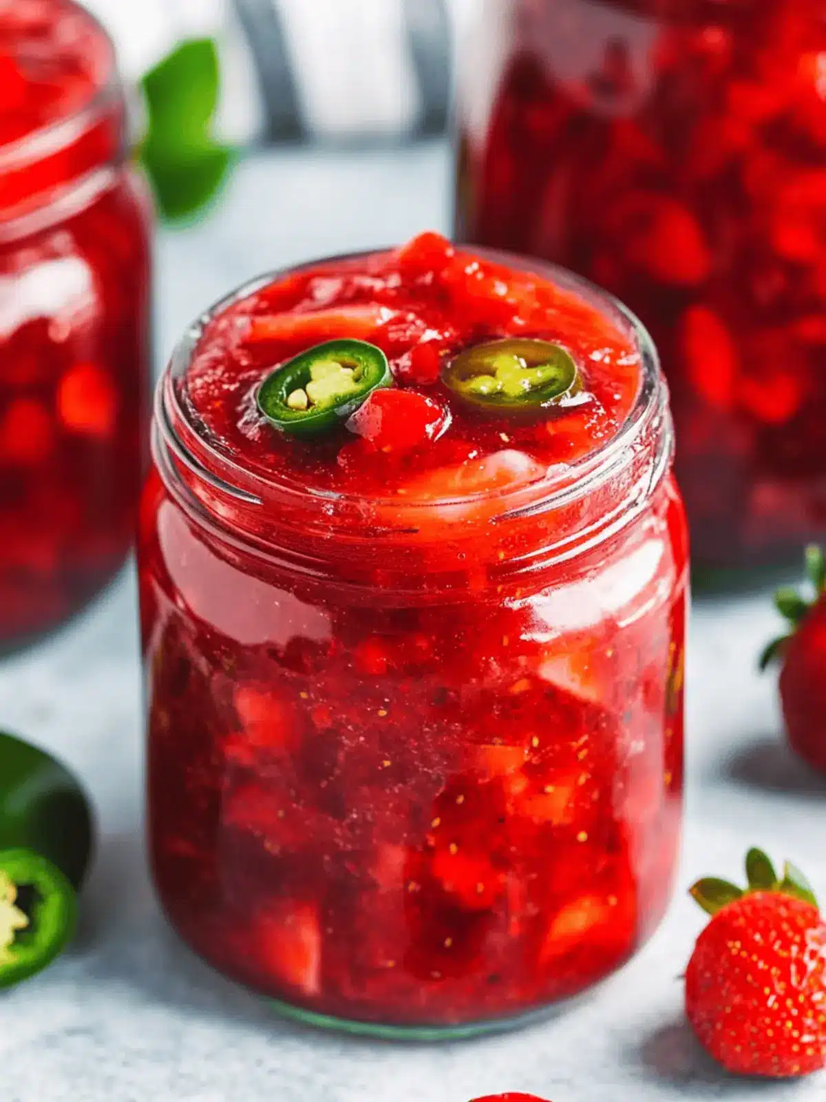 Jalapeno Strawberry Jam: Sweet and Spicy Homemade Bliss 5 Jalapeno Strawberry Jam