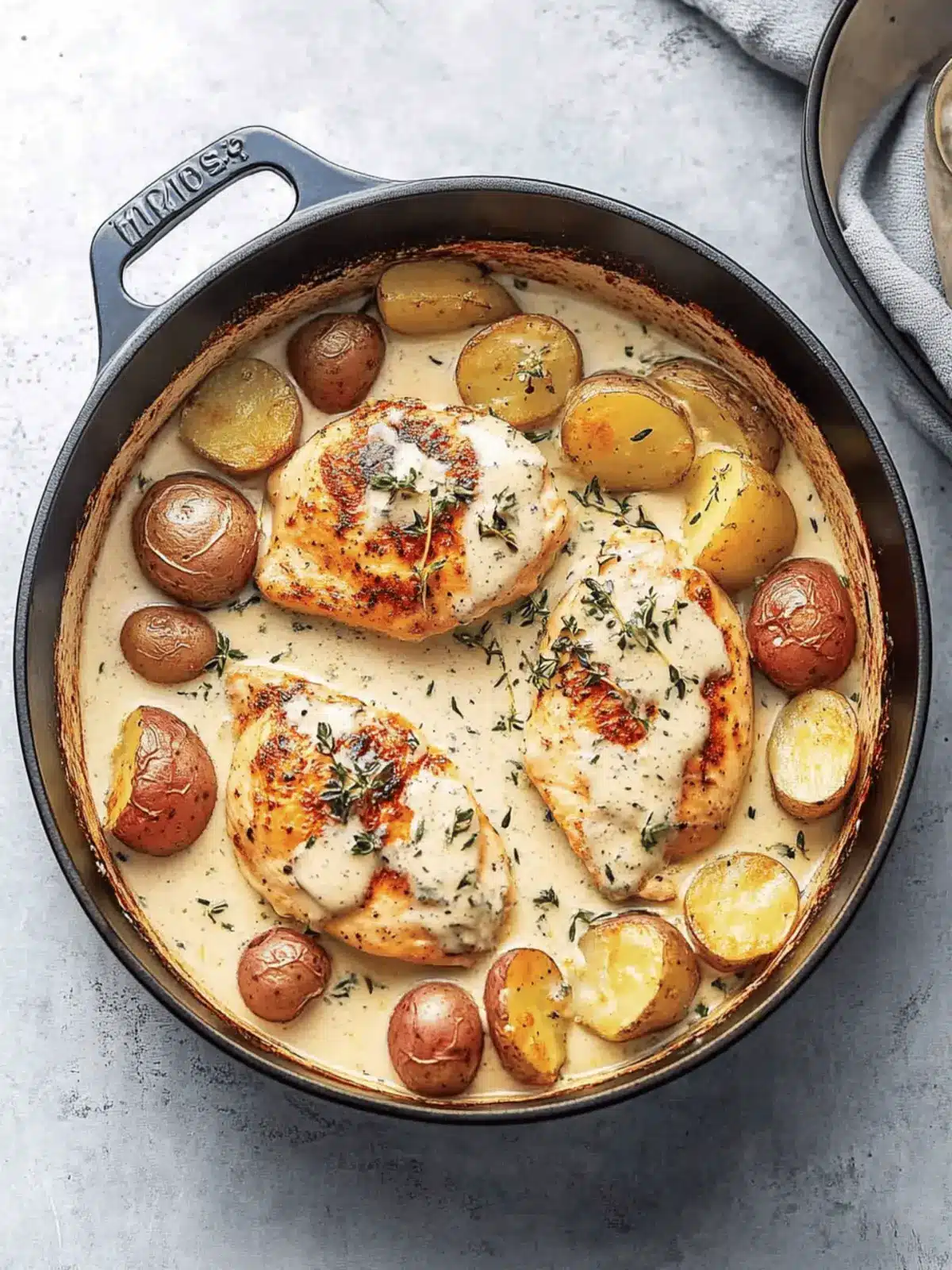 Heavenly Chicken and Potatoes with Dijon Cream Sauce Delight 5 Chicken and Potatoes with Dijon Cream Sauce