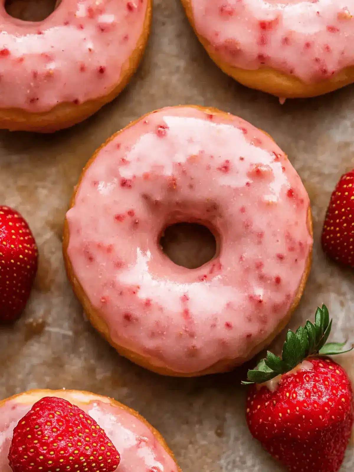 Fluffy Strawberry Glazed Donuts Just Like Your Favorites 5 Strawberry Glazed Donuts