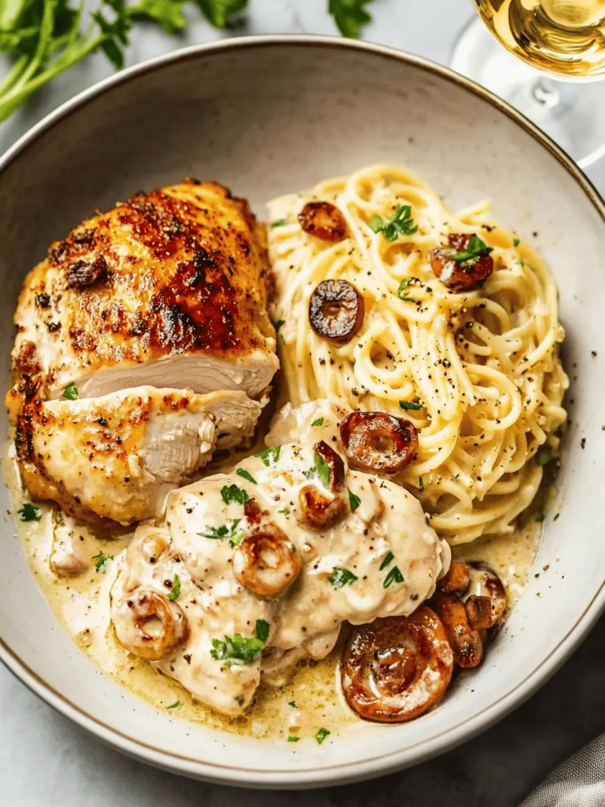 Creamy Chicken Riesling with Bacon for Ultimate Comfort 2 Chicken Riesling