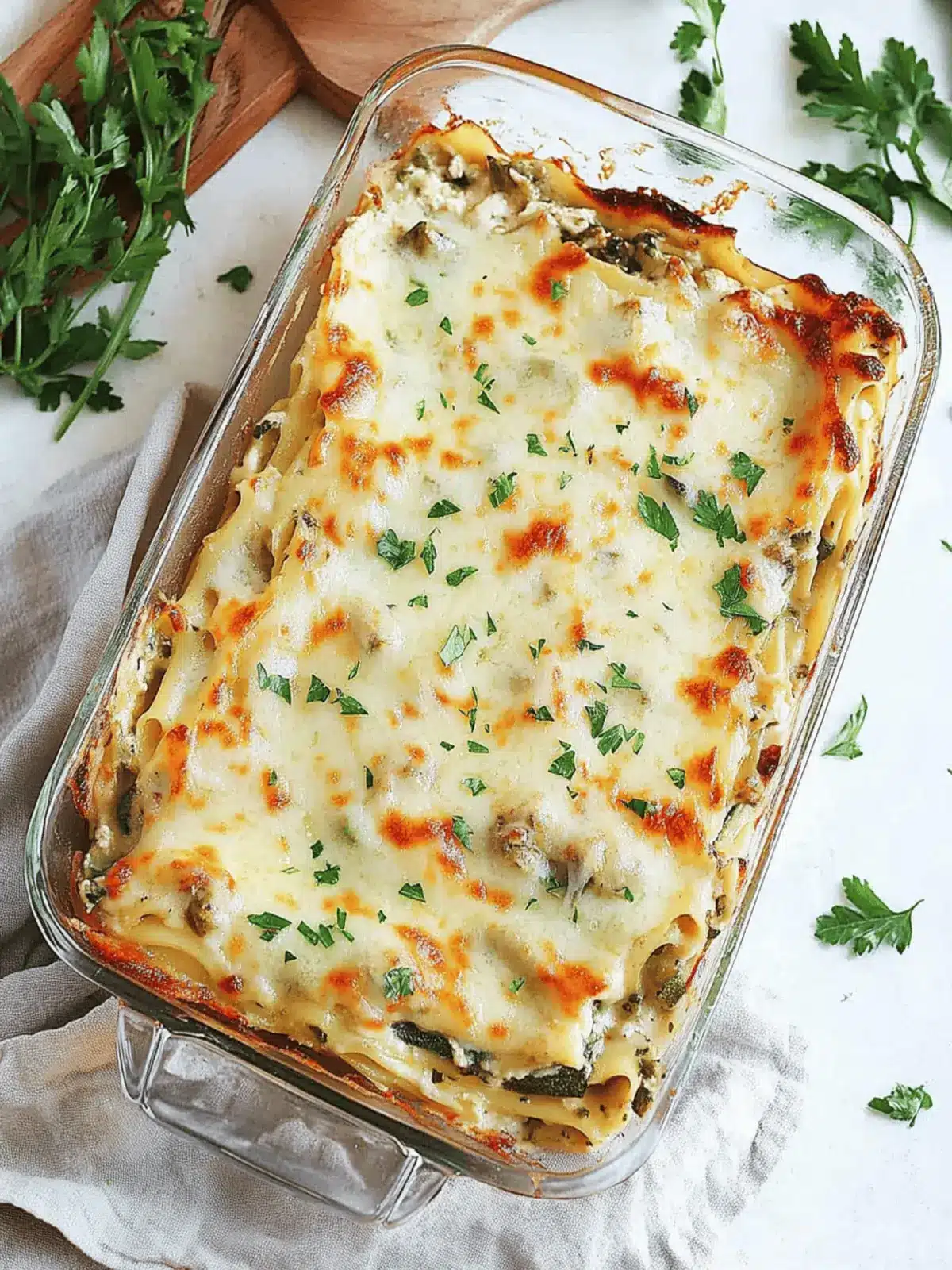 Loaded Veggie White Lasagna That Everyone Will Adore 2 Loaded Veggie White Lasagna