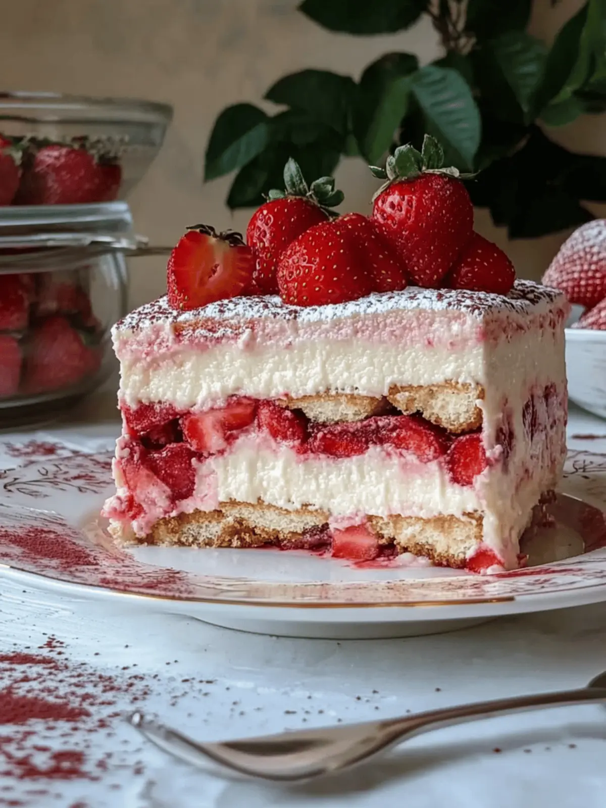 Dreamy Strawberry Tiramisu: A No-Raw Egg Delight 5 Strawberry Tiramisu