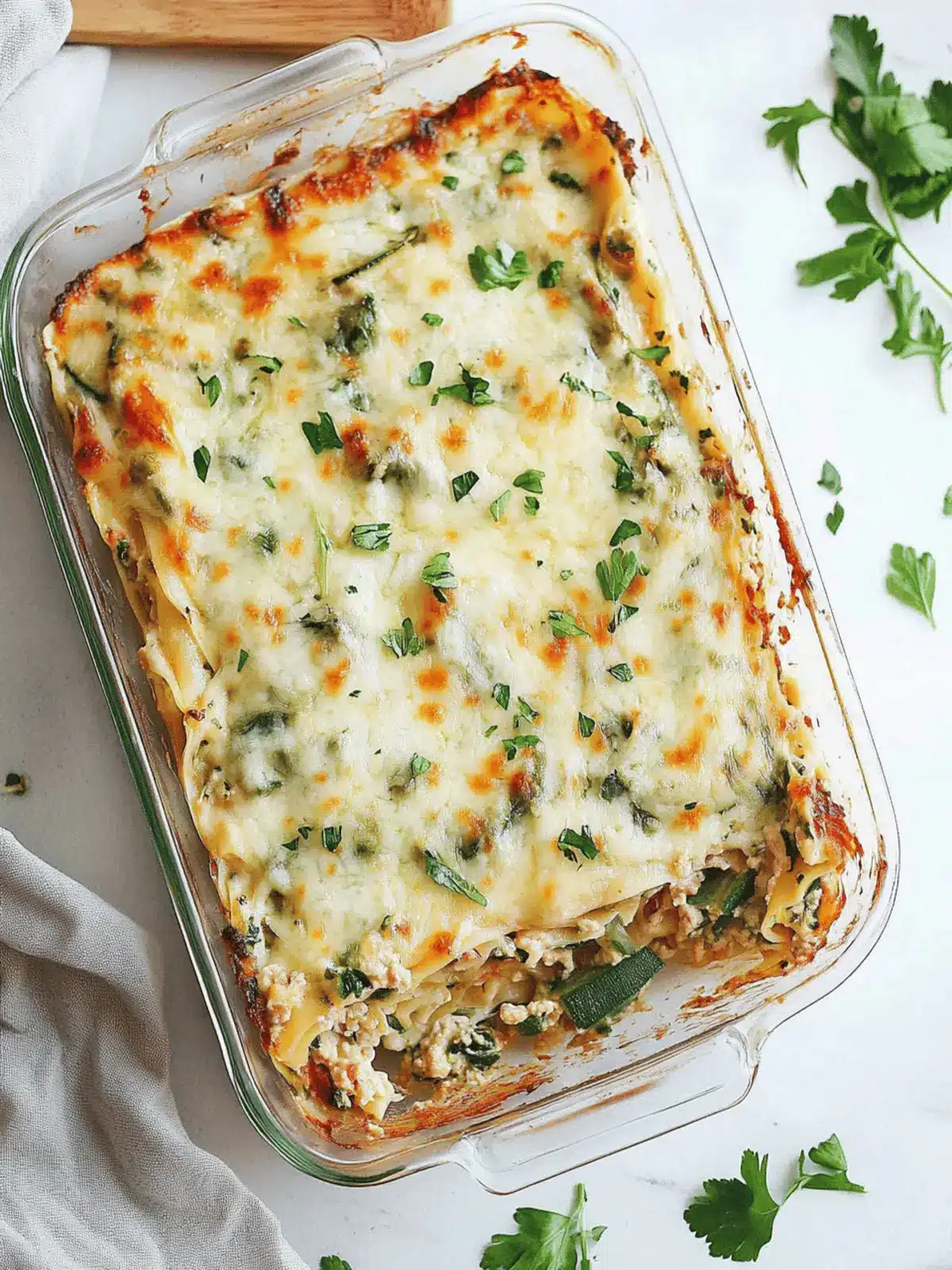 Loaded Veggie White Lasagna That Everyone Will Adore 4 Loaded Veggie White Lasagna