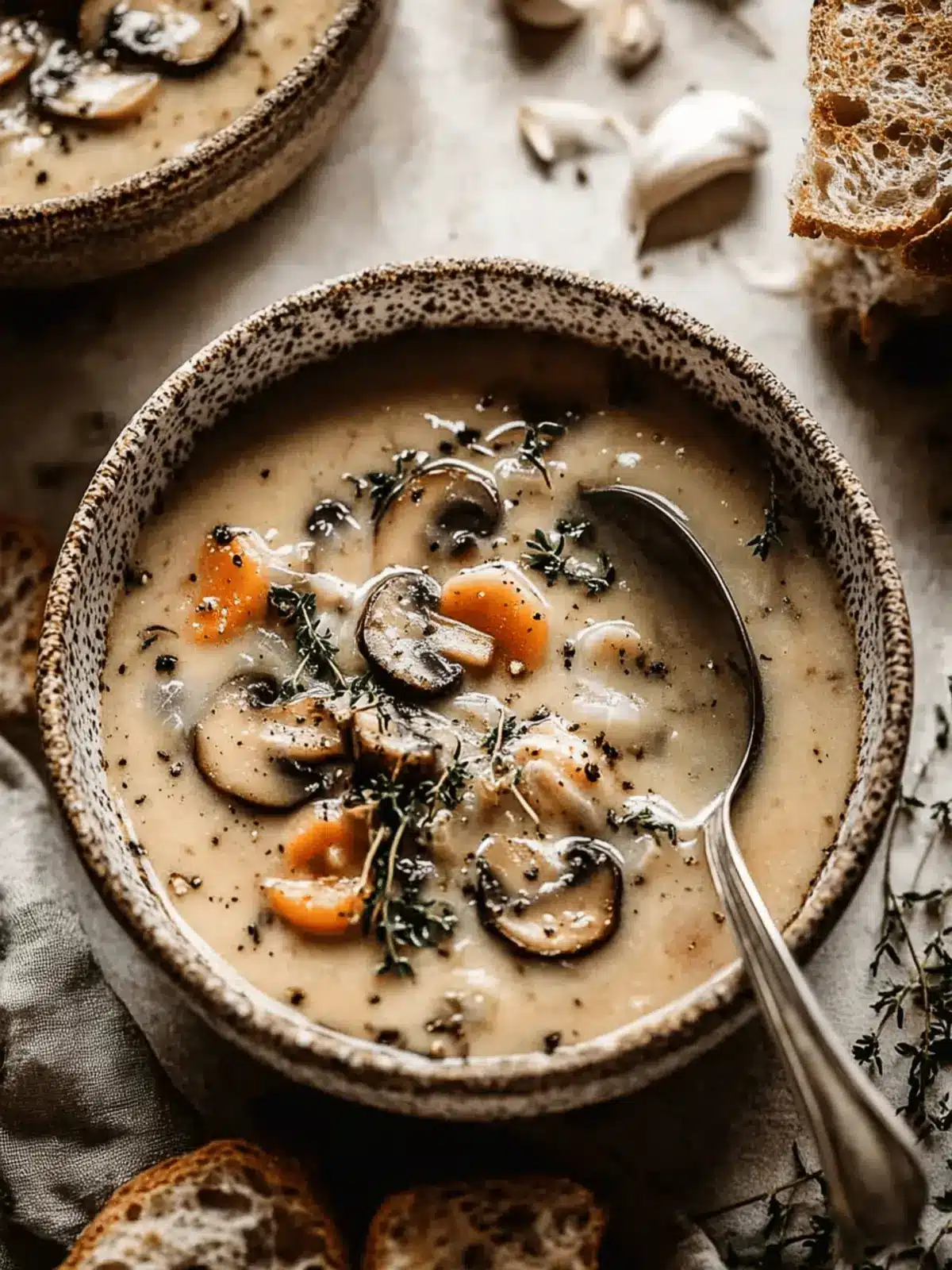 Creamless Mushroom Soup: A Healthy Twist on Comfort Food 5 Creamless Mushroom Soup