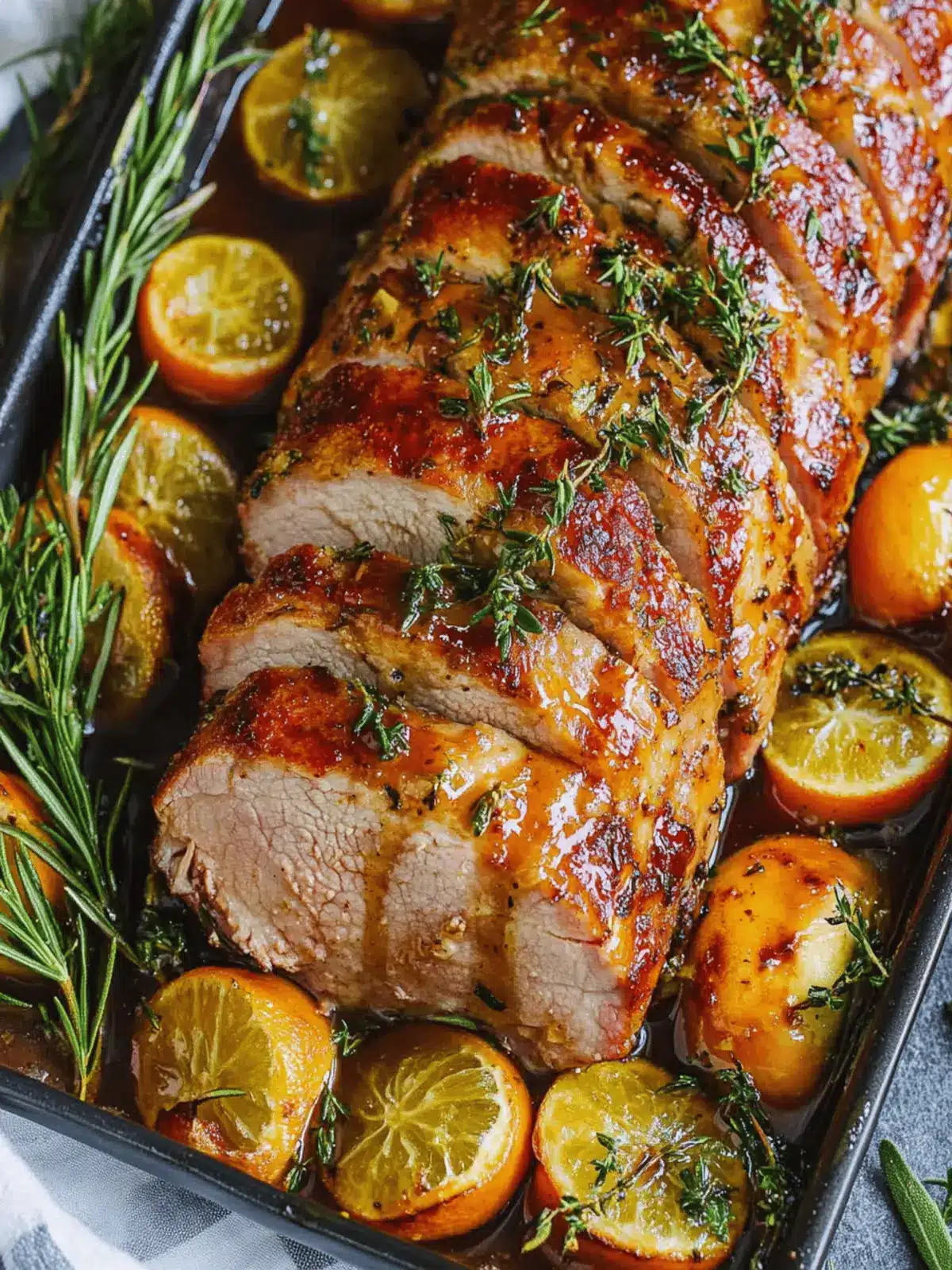 Savory Rosemary Orange Glazed Roasted Pork Tenderloin Delight 3 Rosemary Orange Glazed Roasted Pork Tenderloin