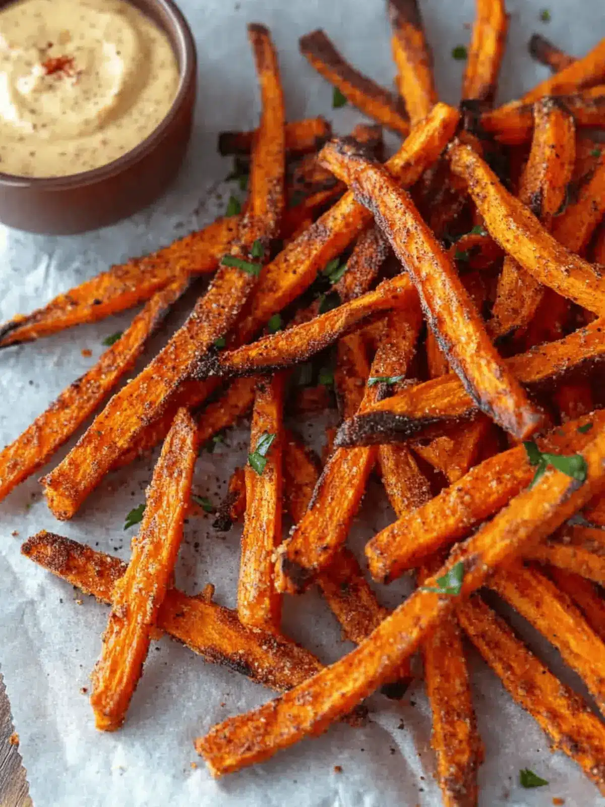 Crispy Baked Carrot Fries with Paprika Garlic Aioli Delight 2 Baked Carrot Fries with Paprika Garlic Aioli