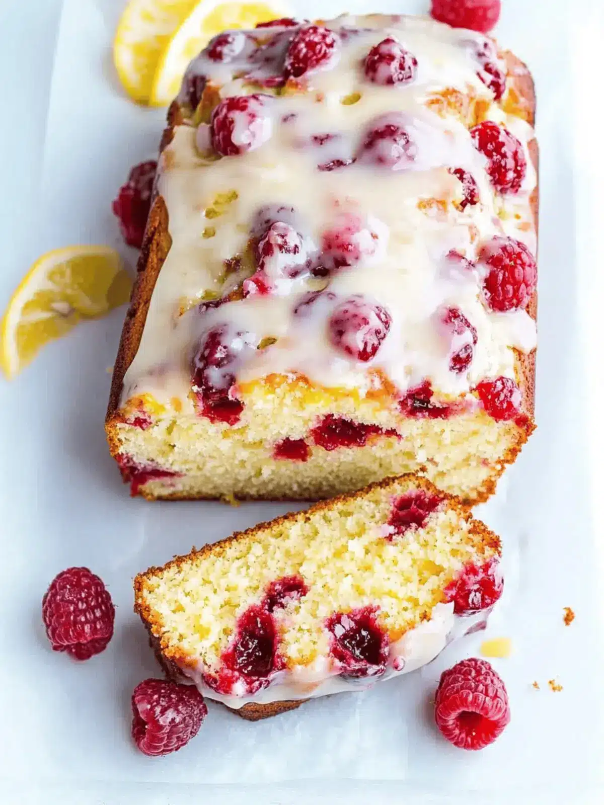 Delightful Mascarpone Raspberry Lemon Loaf with Lemony Glaze 2 Mascarpone Raspberry Lemon Loaf with Lemony Glaze