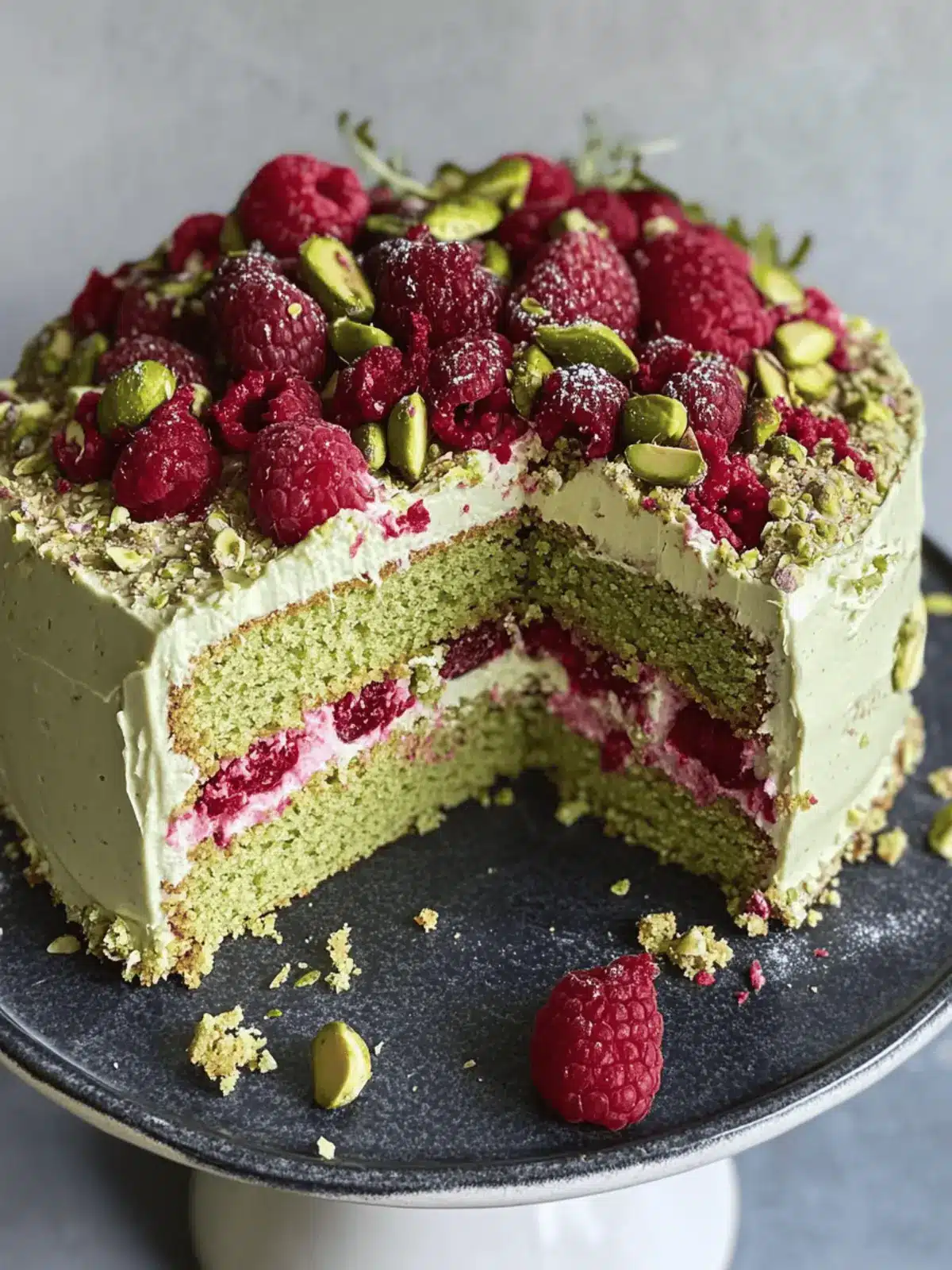 Pistachio Raspberry Cake: A Celebration of Flavor and Color 4 Pistachio Raspberry Cake