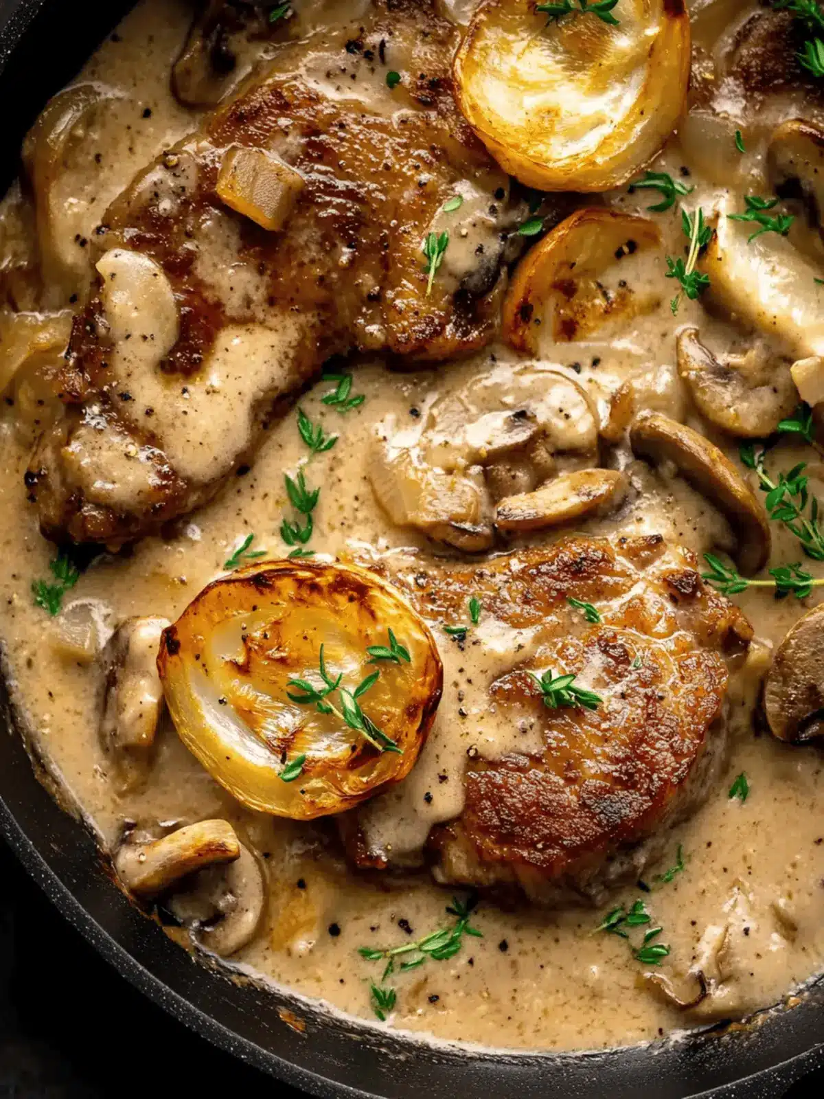 Savory Smothered Pork Steak Ready in Just 25 Minutes 2 Smothered Pork Steak