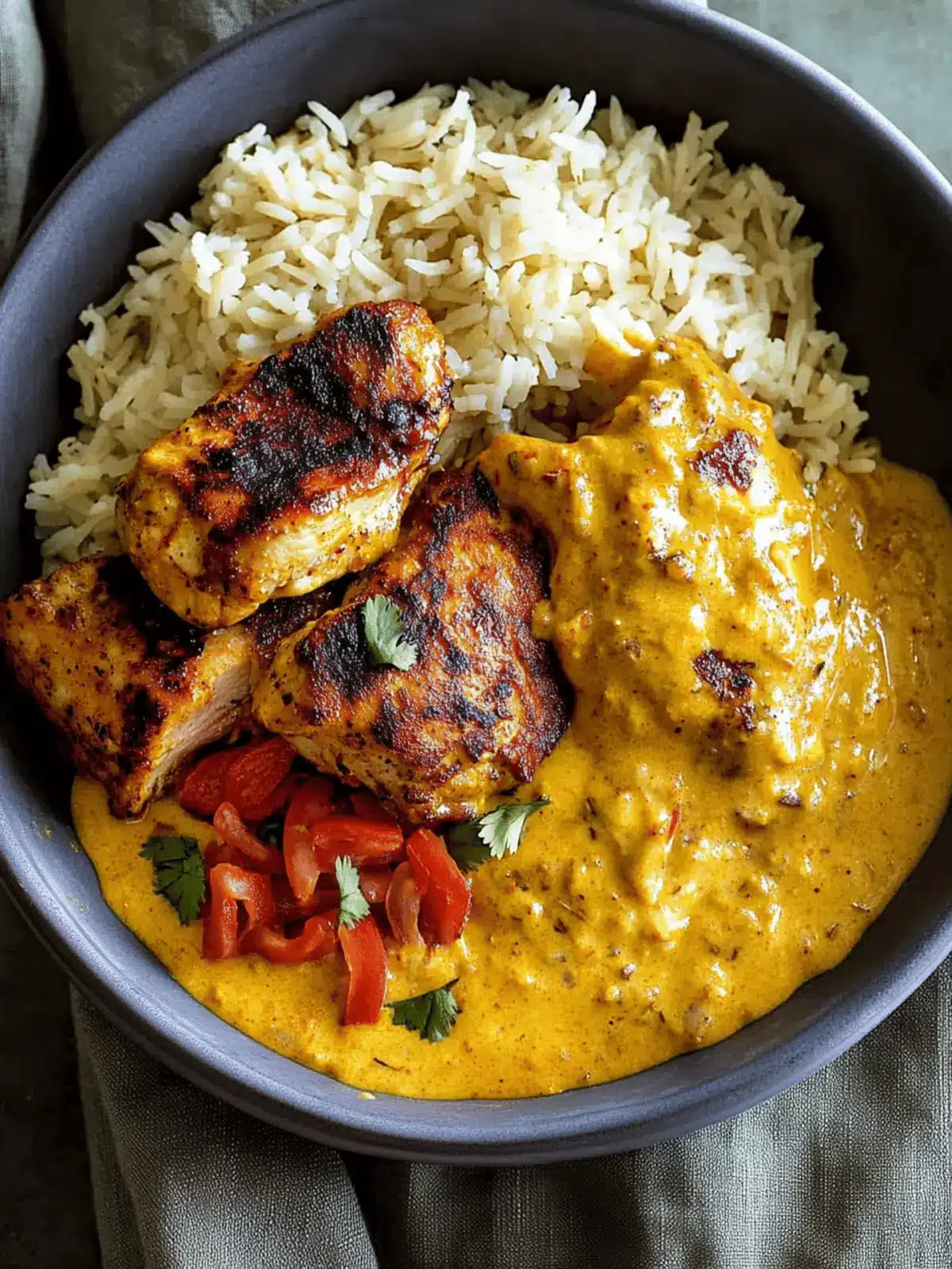 Savory Creamy Peri Peri Chicken with Rice in 30 Minutes 5 Creamy Peri Peri Chicken with Rice