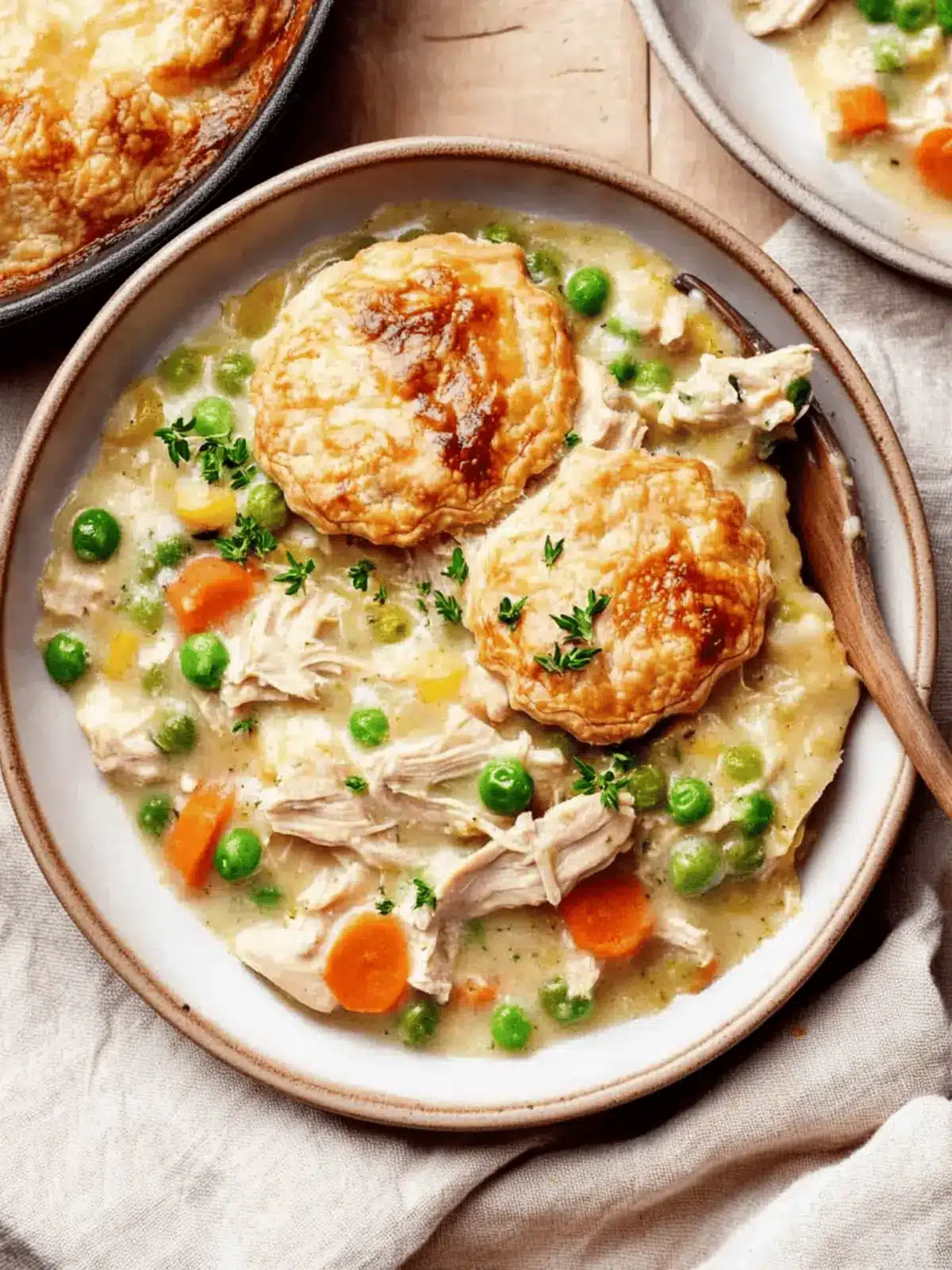 Cozy Crustless Chicken Pot Pie for a Guilt-Free Delight 2 Crustless Chicken Pot Pie