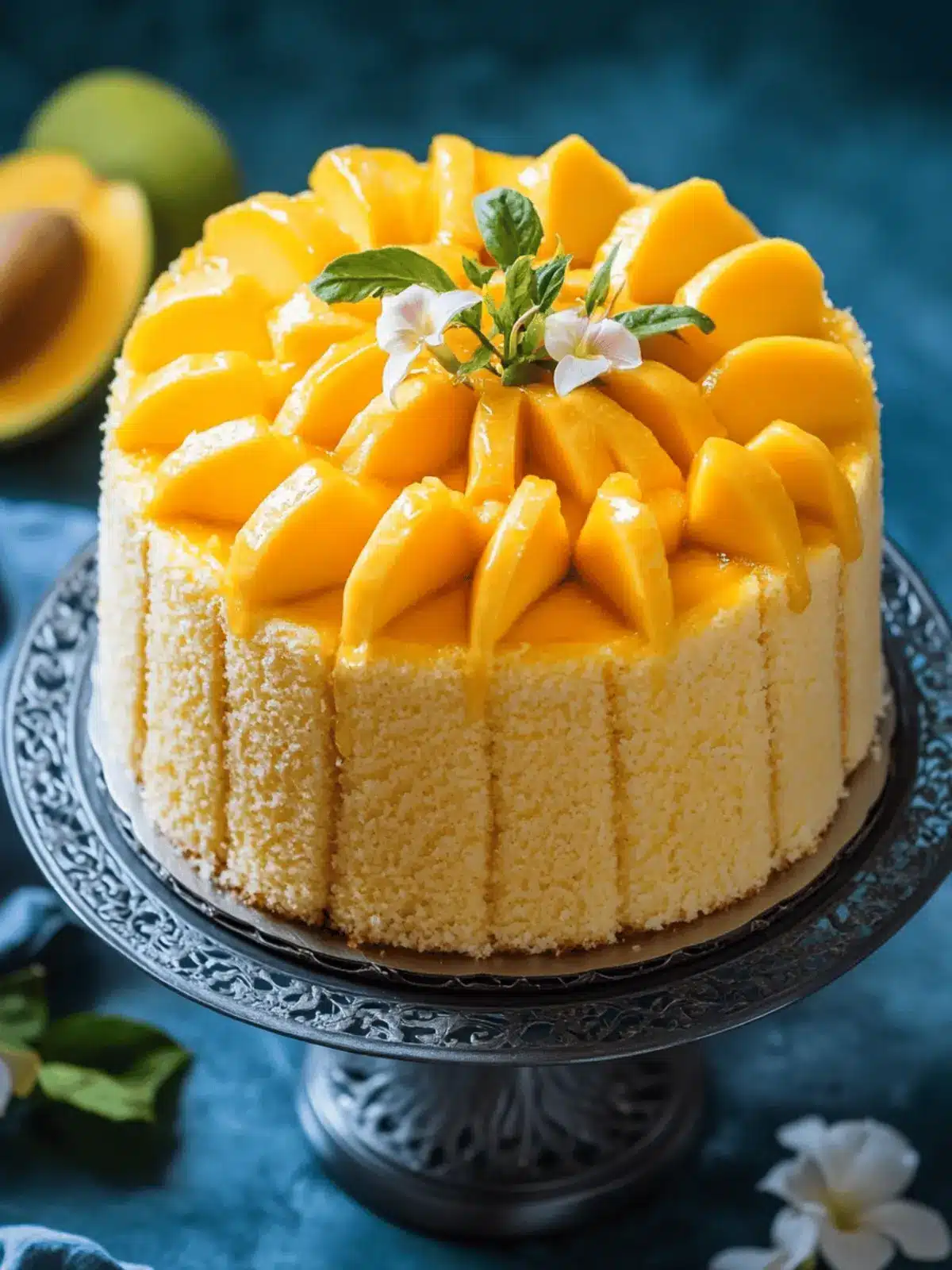Mango Cream Chiffon Cake: Your New Favorite Light Dessert 2 Mango Cream Chiffon Cake