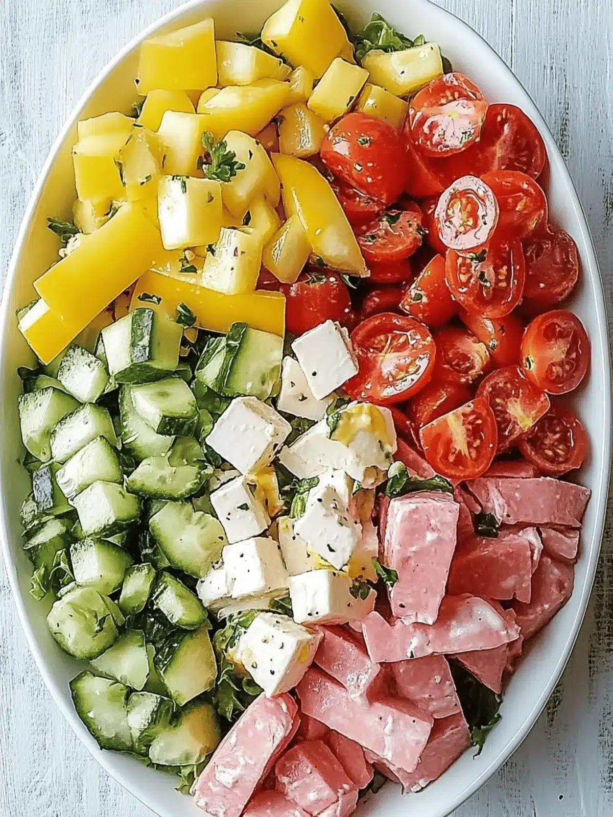 Italian Sub Salad Two Ways: Fresh, Flavorful, and Versatile 5 Italian Sub Salad Two Ways