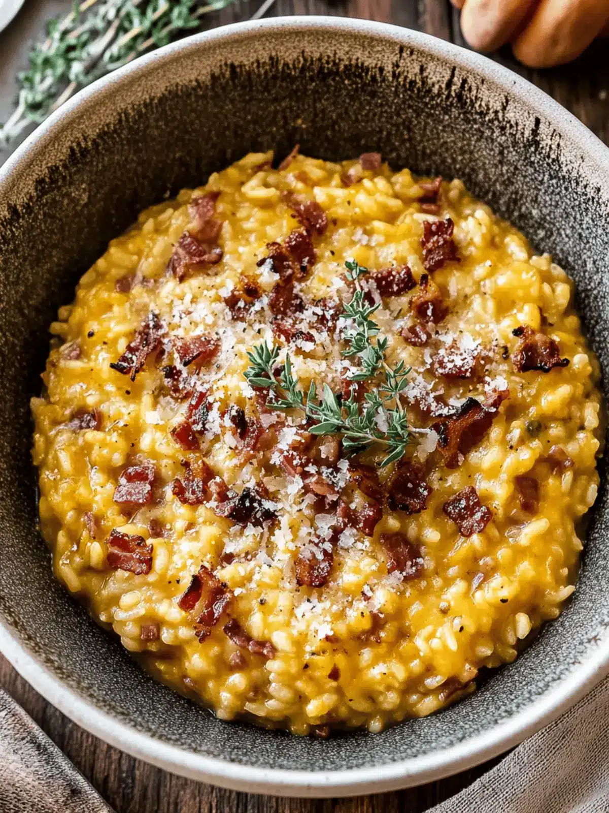 Pumpkin Risotto with Bacon & Parmesan for Cozy Fall Nights 5 Pumpkin Risotto with Bacon & Parmesan