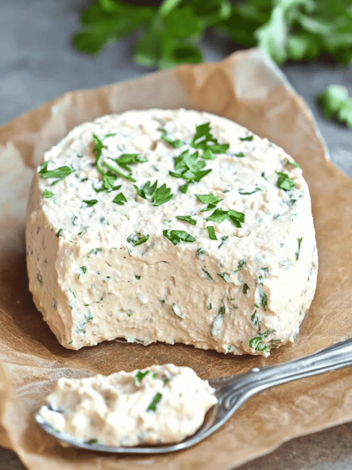 Creamy Vegan Cashew Boursin Cheese in Just 5 Ingredients 4 Vegan Cashew Boursin Cheese (Oil-free, 5 ingredients