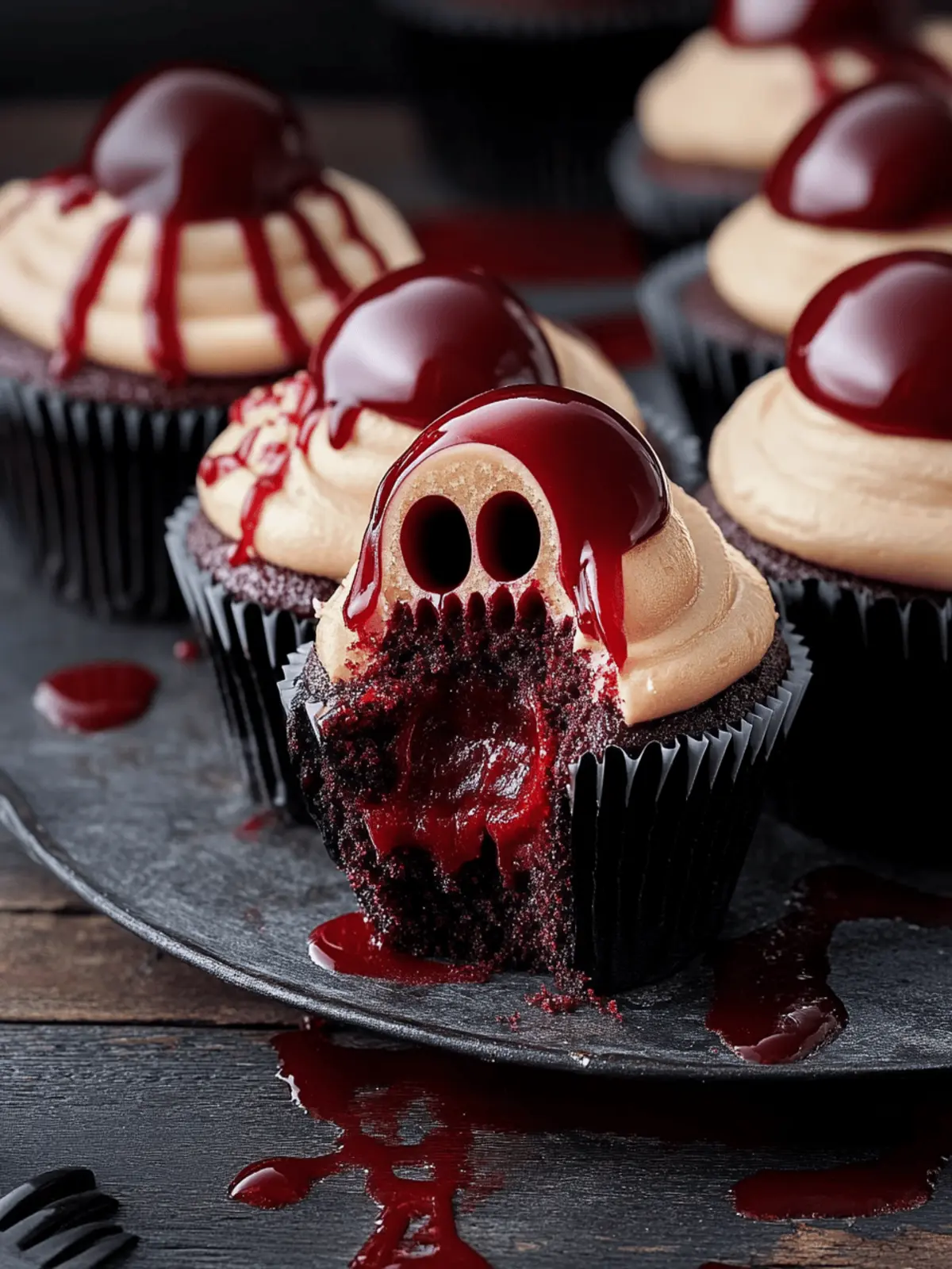 Vampire Bite Halloween Cupcakes That Will Haunt Your Taste Buds 5 Vampire Bite Halloween Cupcakes