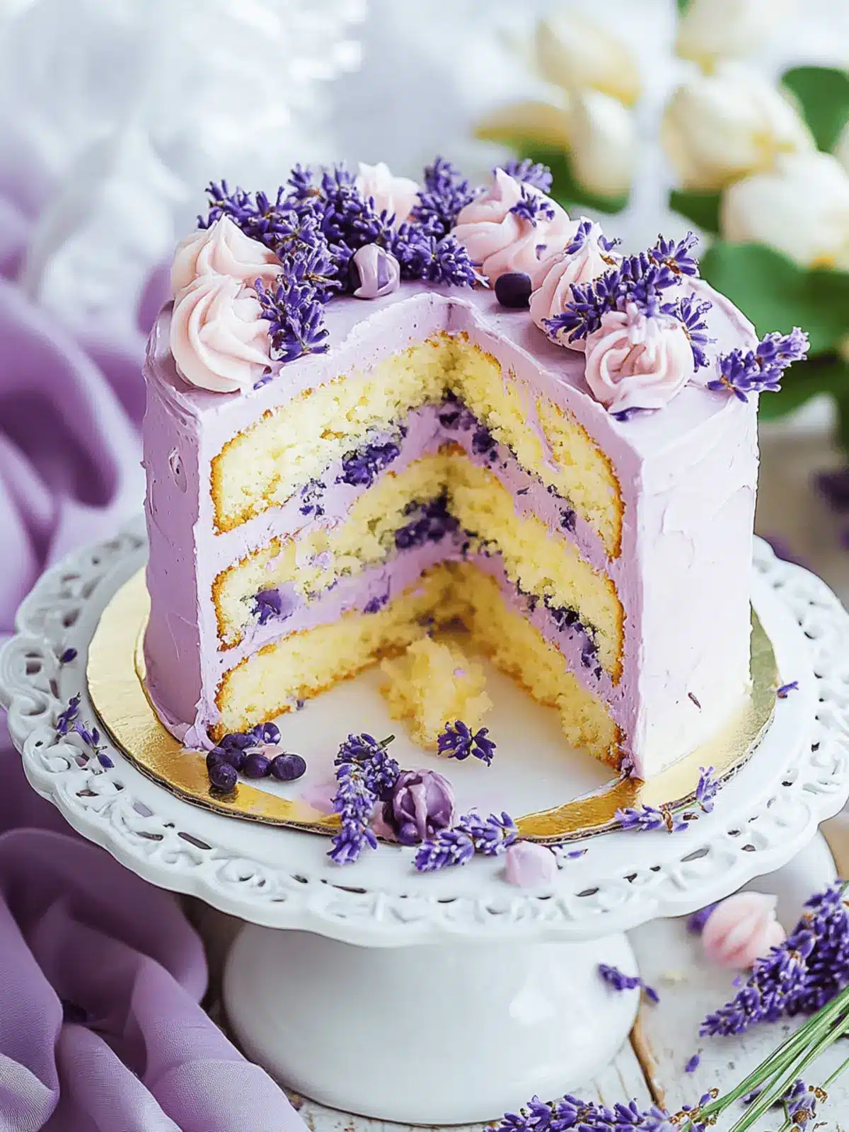 Lavender Cake: A Delightful Floral Dessert for Any Occasion 2 Lavender Cake