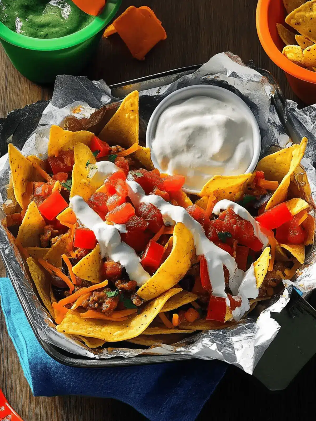 Delicious Deluxe Walking Nachos for Your Next Game Night 5 Deluxe Walking Nachos