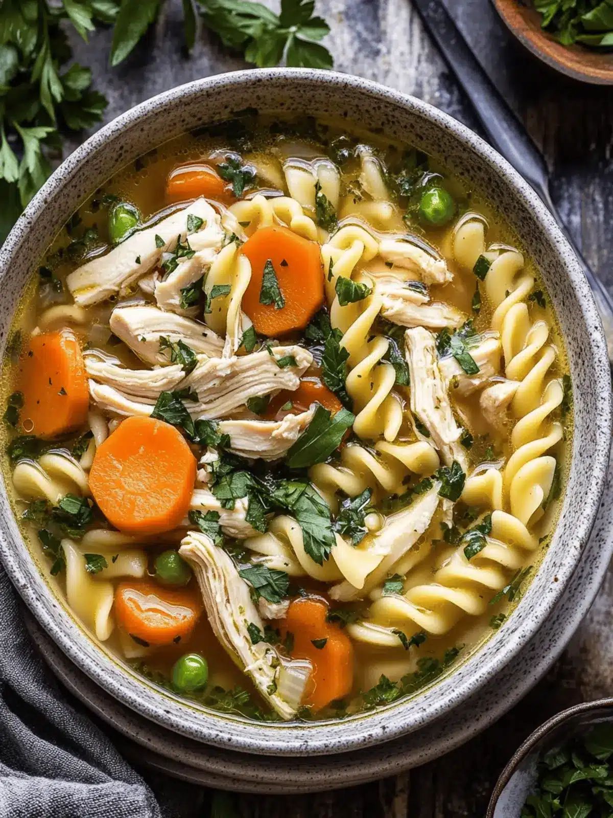 Fresh Herb Chicken Noodle Soup: Comfort in Every Spoonful 5 Fresh Herb Chicken Noodle Soup