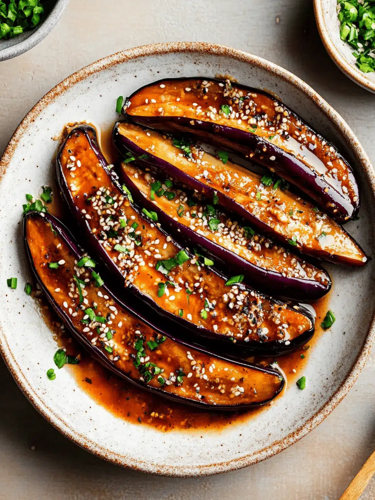 Crispy Air Fryer Eggplant with Miso Sauce – Vegan Delight 4 Air Fryer Eggplant with Miso Sauce