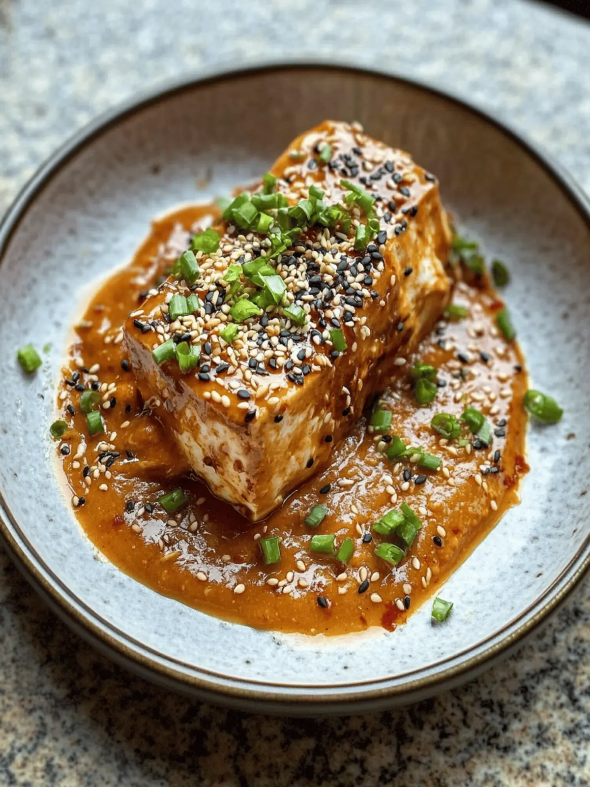 5-Min Peanut Gochujang Silken Tofu: Quick Vegan Delight 5 5-min Peanut Gochujang Silken Tofu
