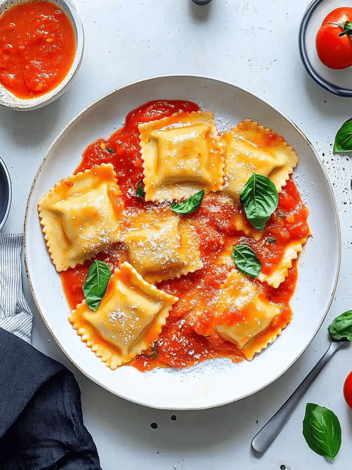 Delicious Ravioli with Tomato Sauce in Just 30 Minutes 3 Ravioli with Tomato Sauce