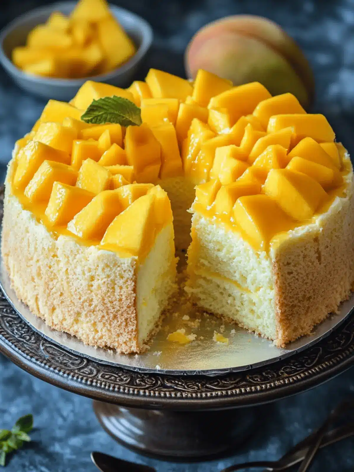 Mango Cream Chiffon Cake: Your New Favorite Light Dessert 3 Mango Cream Chiffon Cake