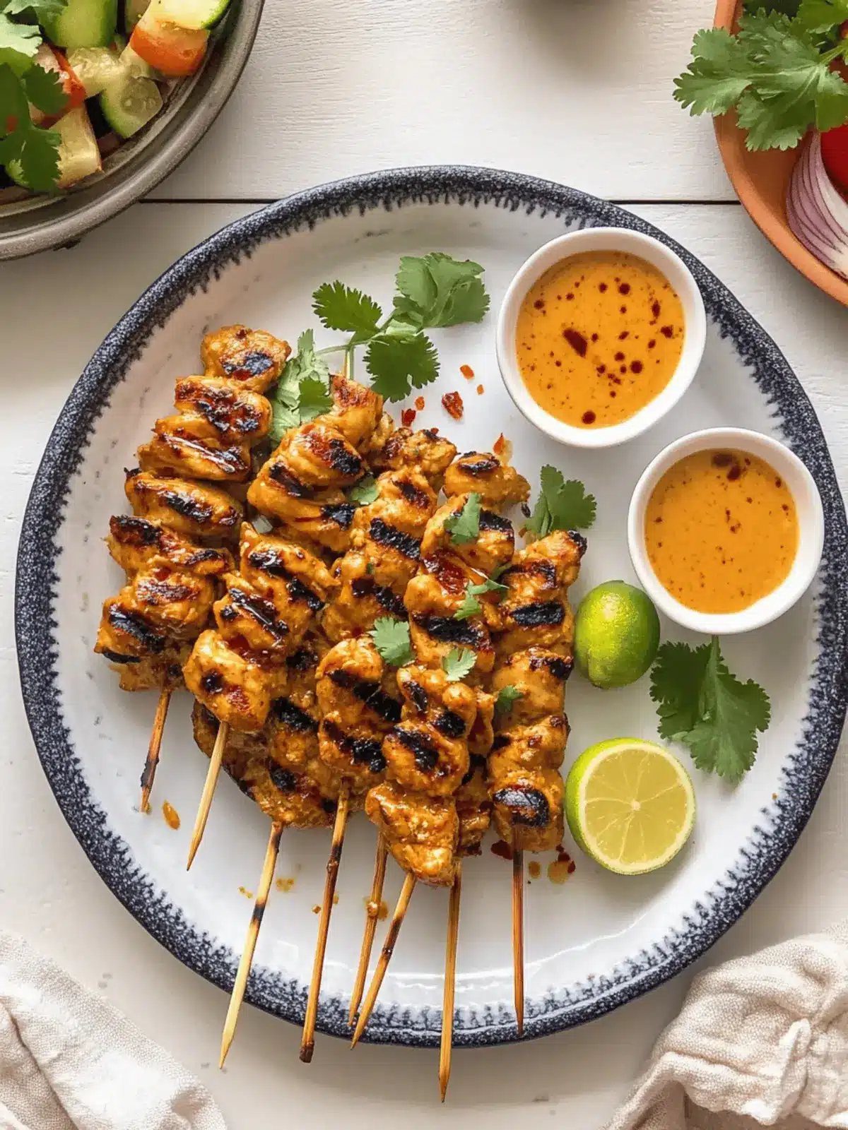 Delicious Thai Chicken Satay Skewers for Easy Home Cooking 4 Thai Chicken Satay